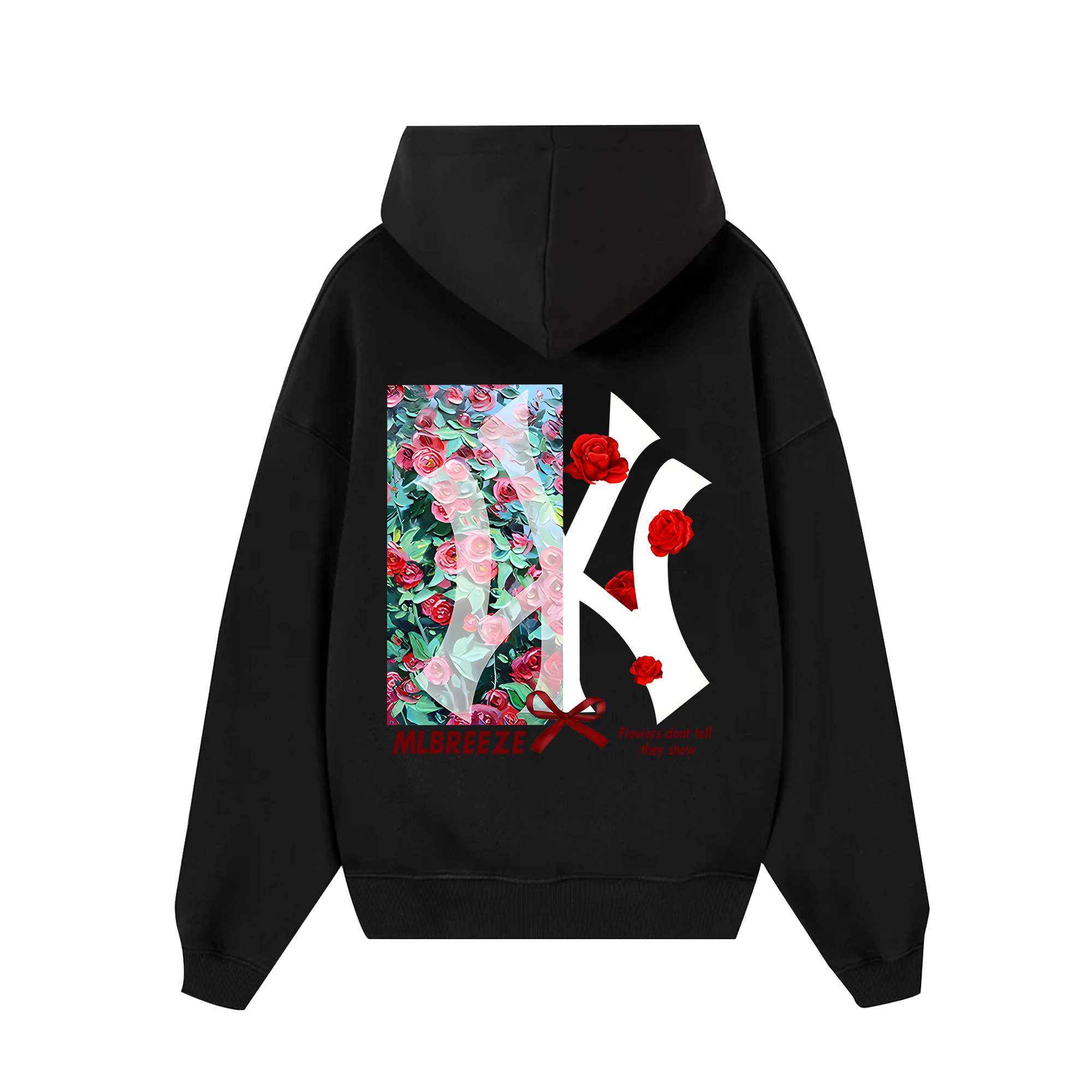 MLB Floral Rose Quote Hoodie