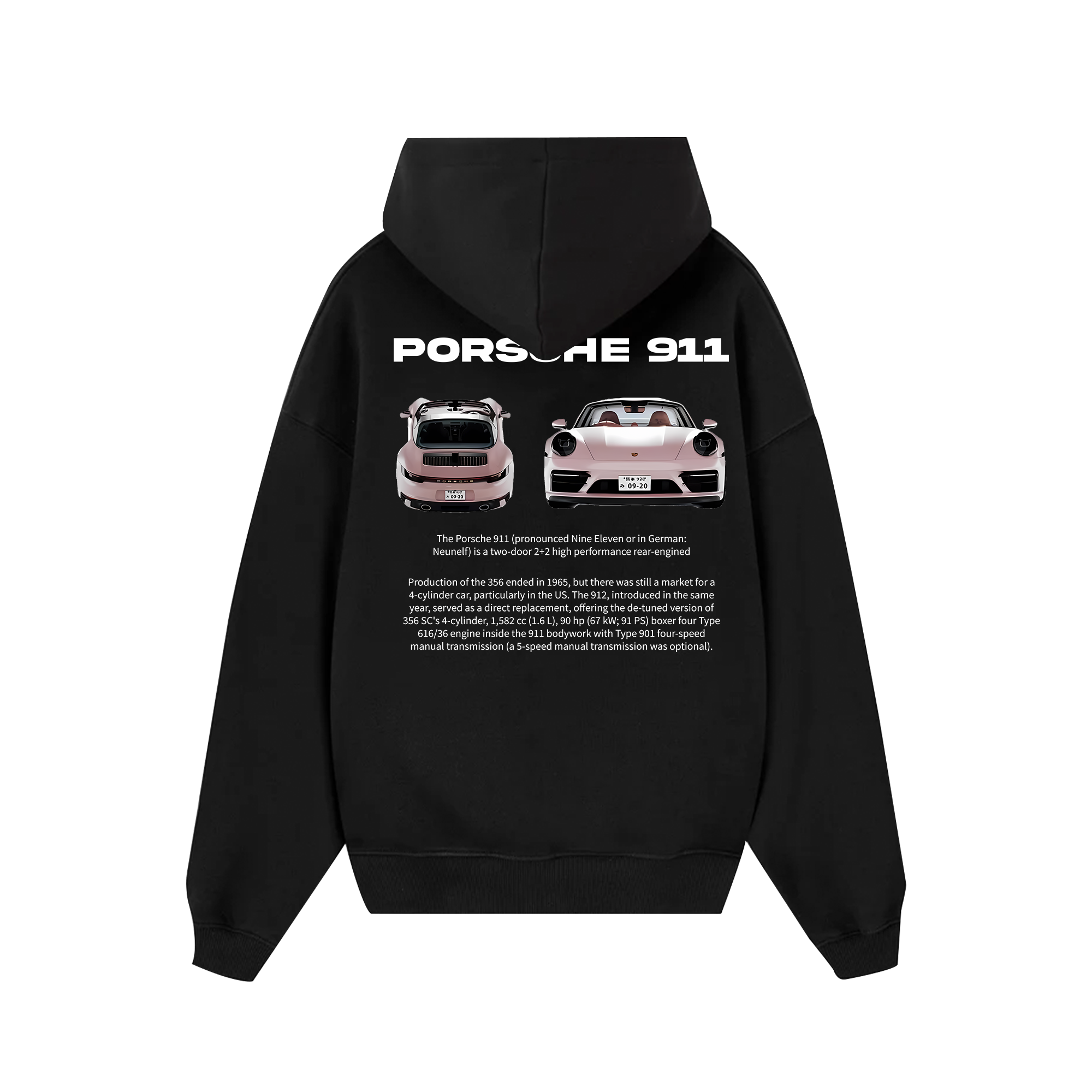 Porsche 911 Pear Pink Hoodie