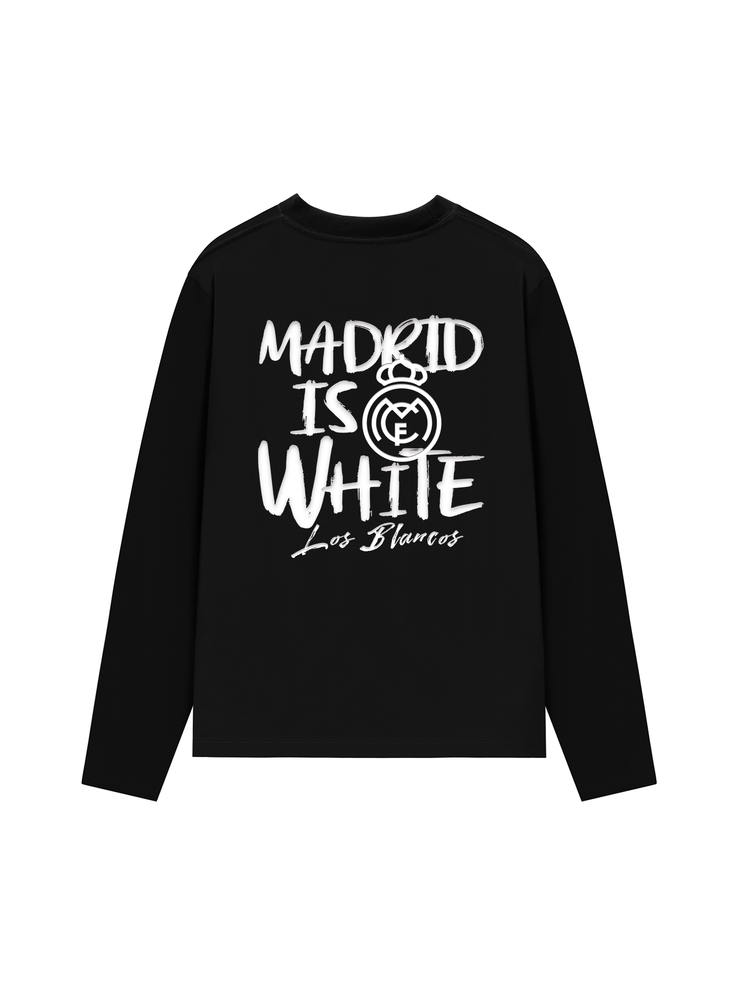 Áo Thun Dài Tay Real Marid Marid Is White