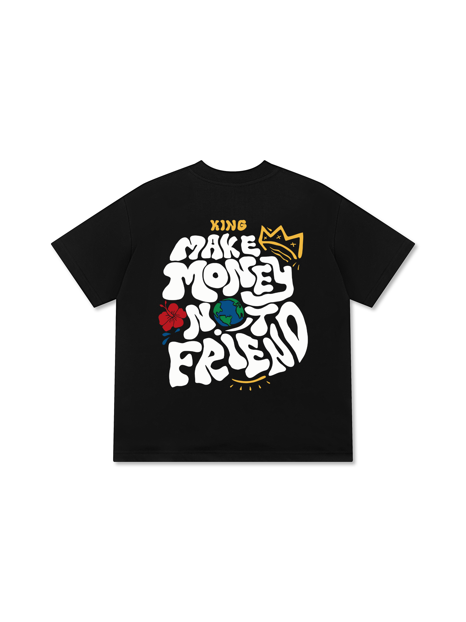 Áo Thun Relaxed Fit Money King Make Not Friend