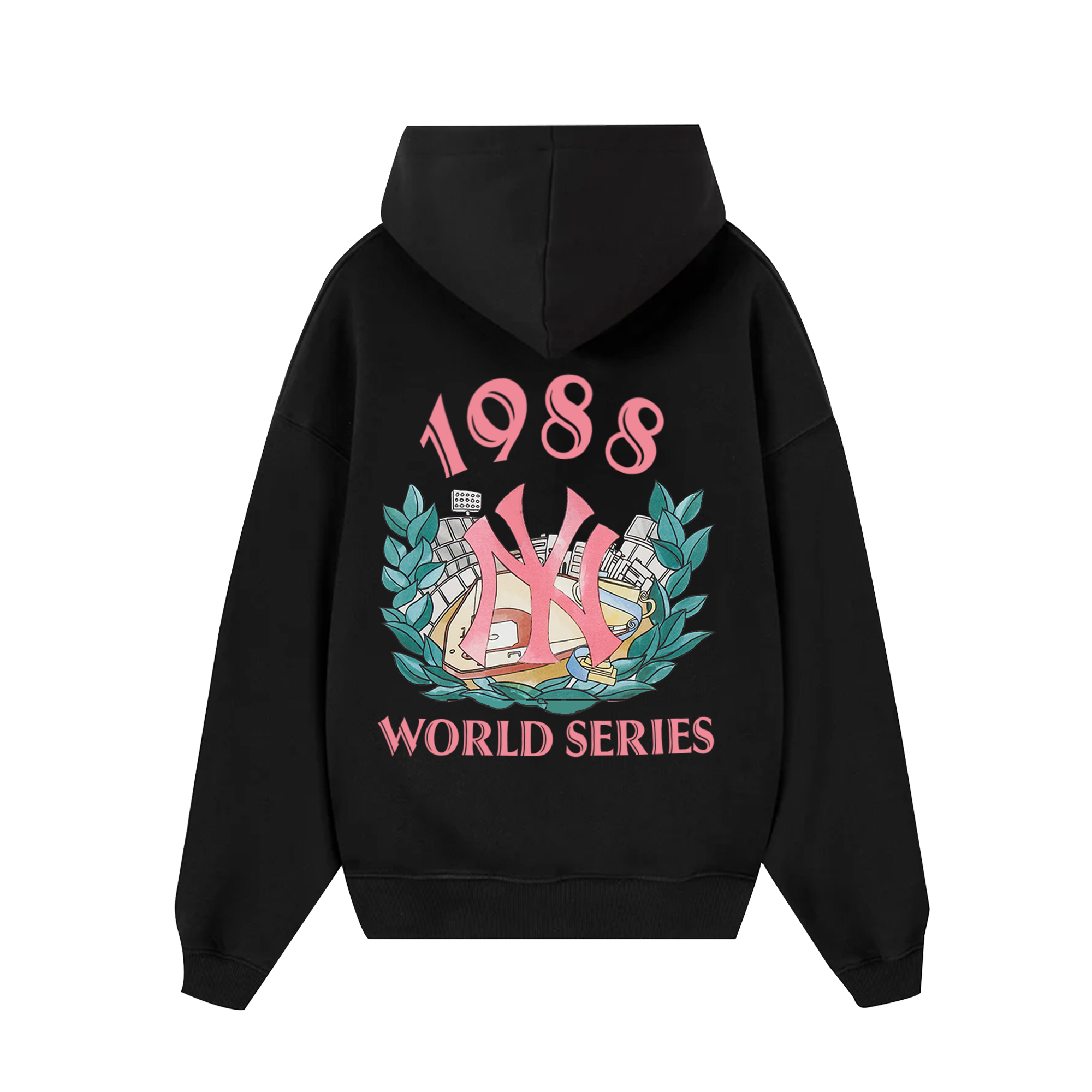 MLB Floral 1988 WorMLB Floral World Series Hoodie