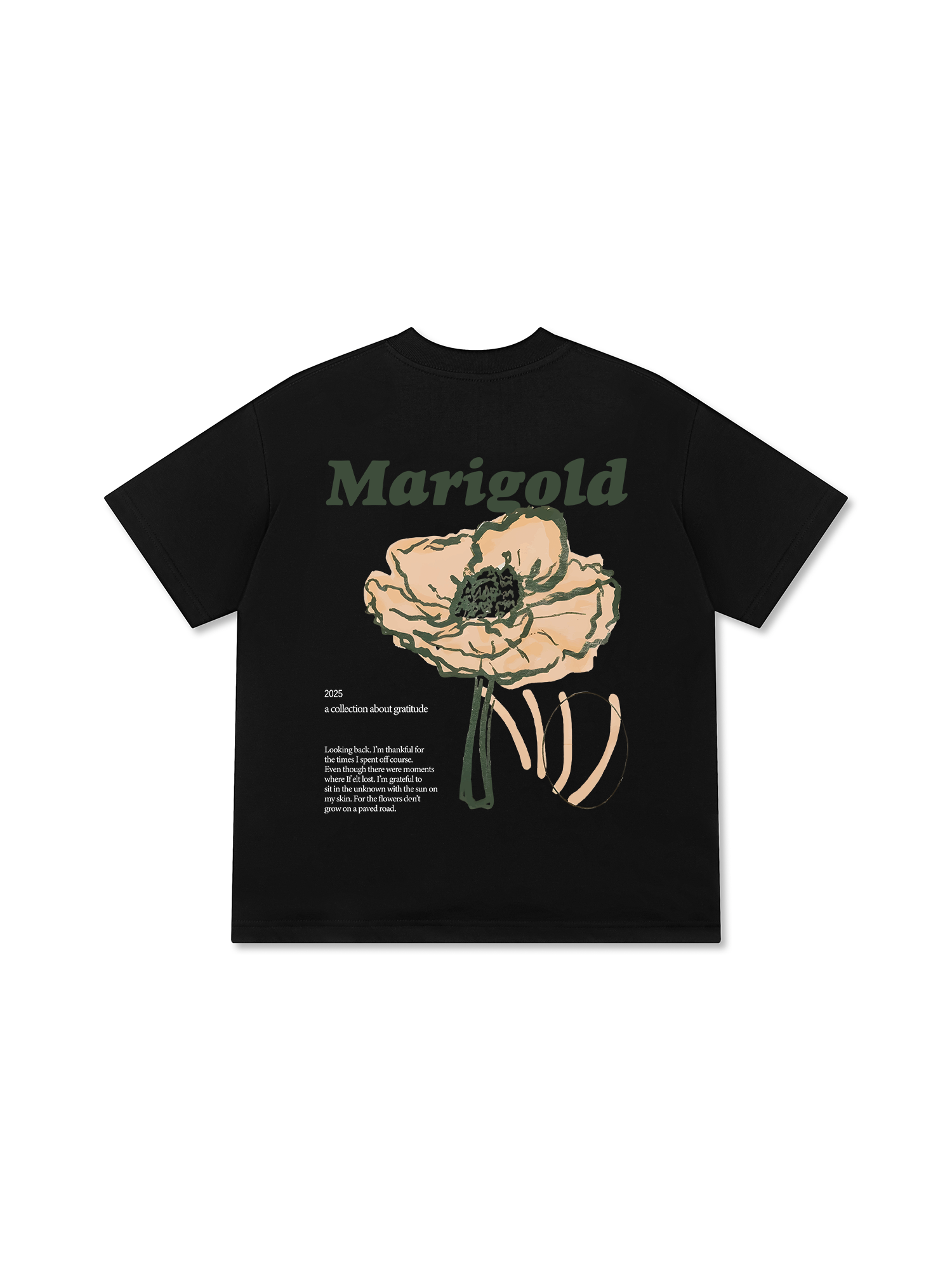 Áo Thun Relaxed Fit Floral Marigod