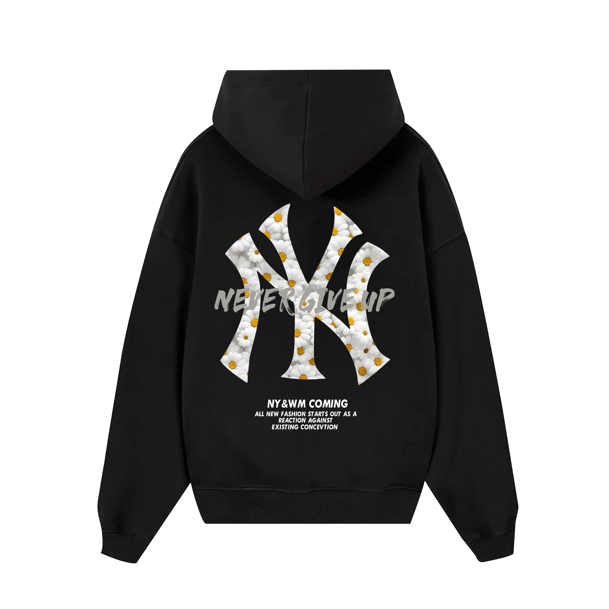 MLB Floral Never Give Up Daisy Hoodie