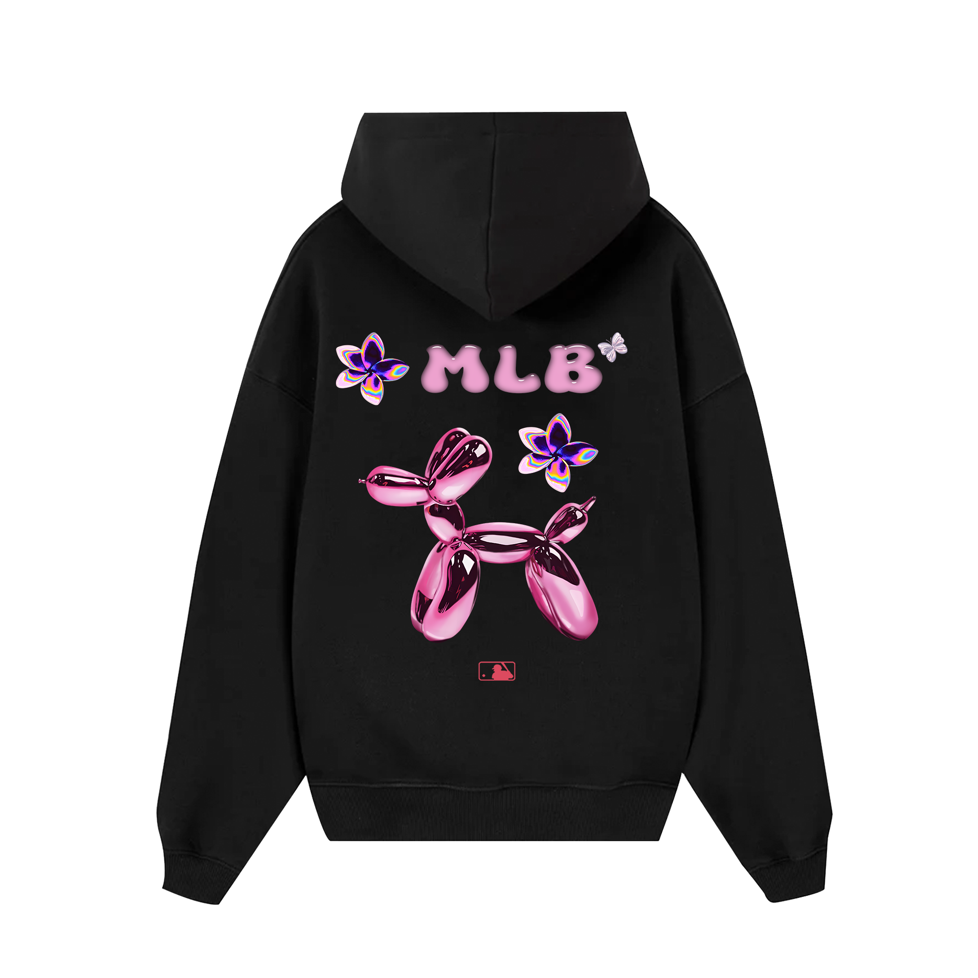 MLB Floral Hologram Balloon Dog Hoodie