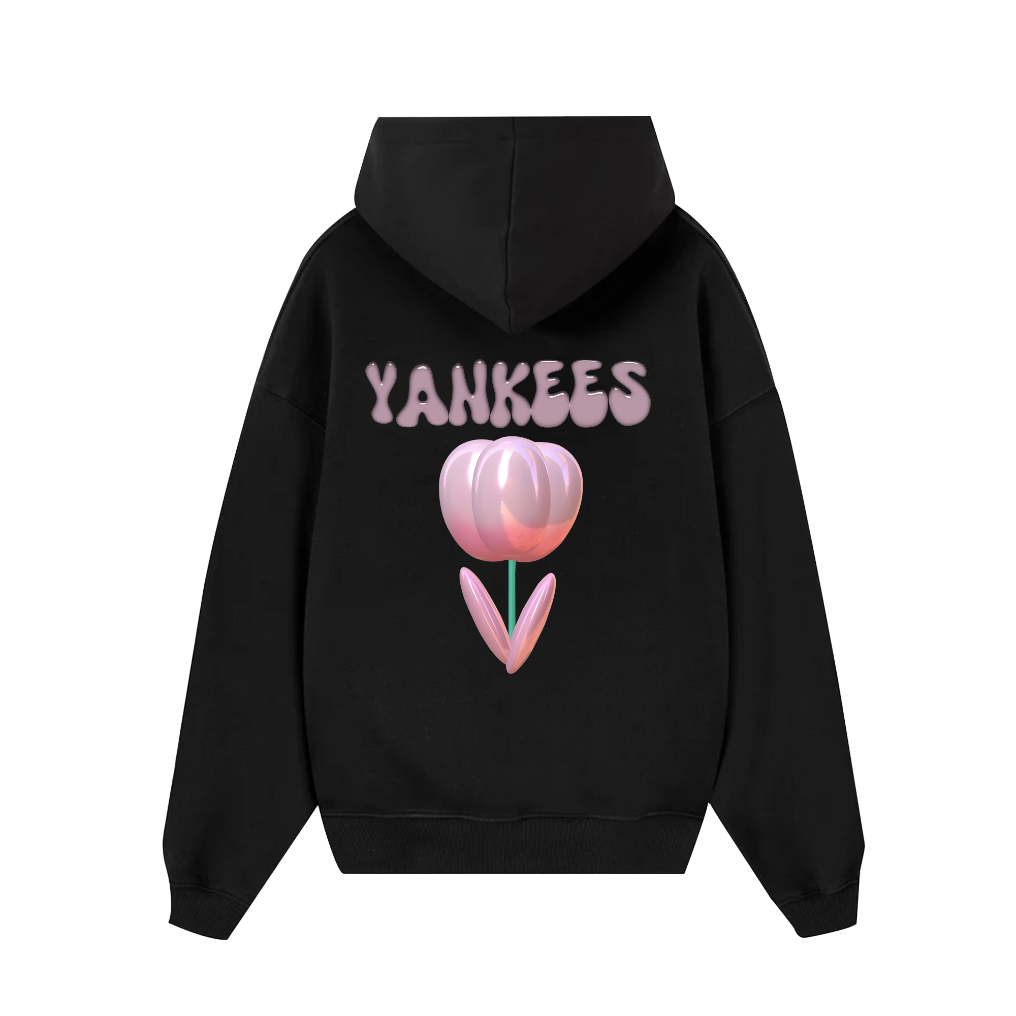 MLB Floral Hologram Tulip Yankees Hoodie