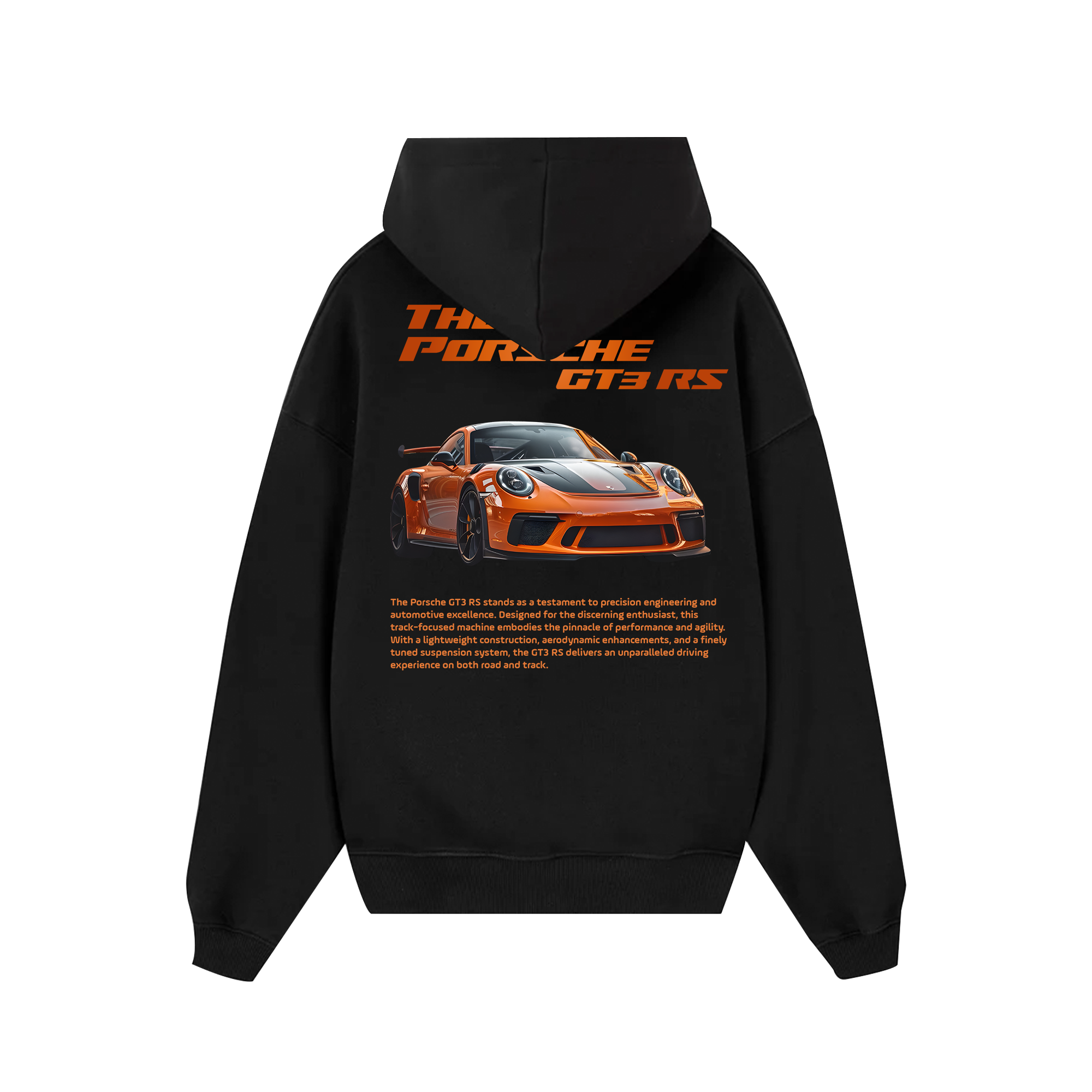 Porsche Orange Layer GT3 RS Hoodie