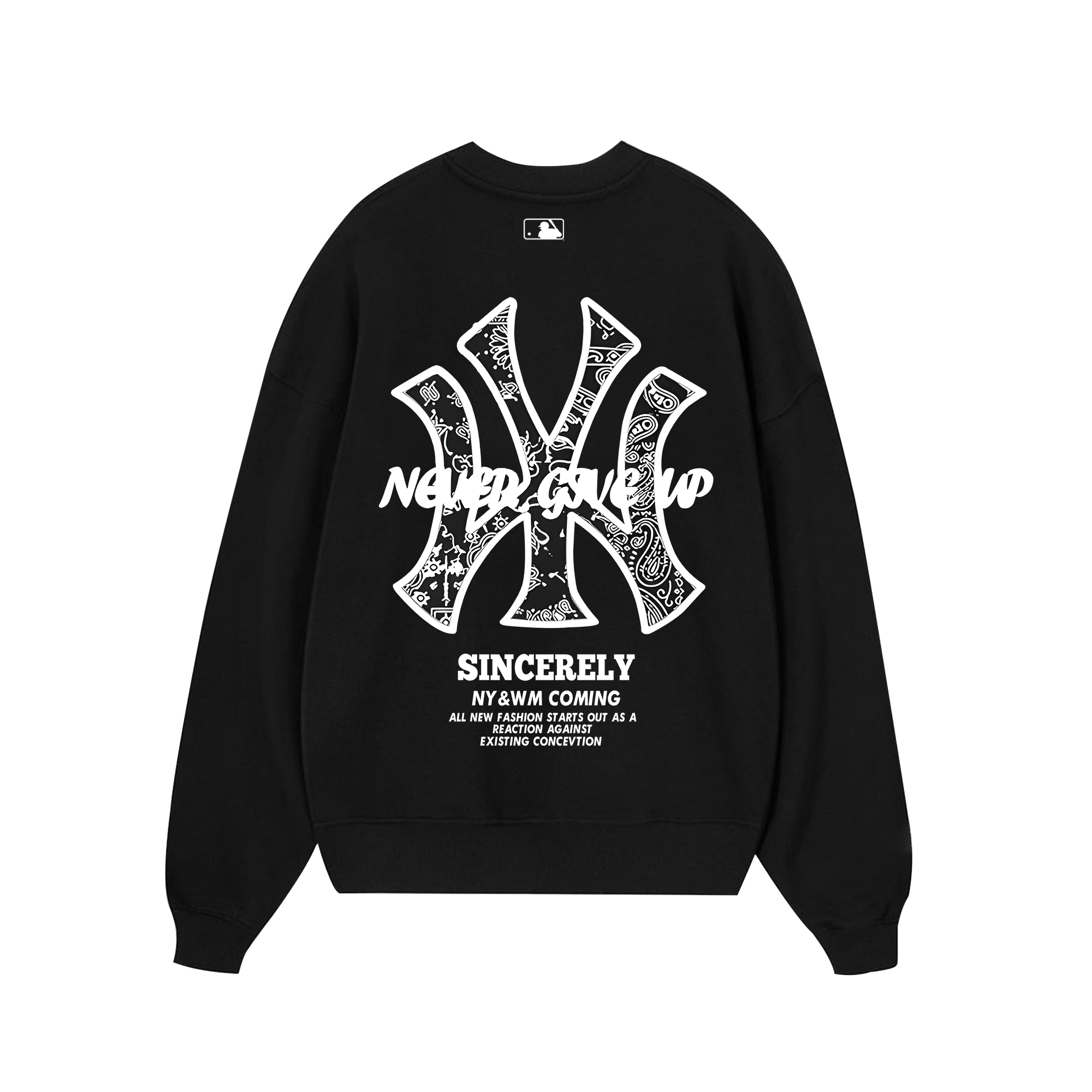 MLB Floral Never Give Up Sweater