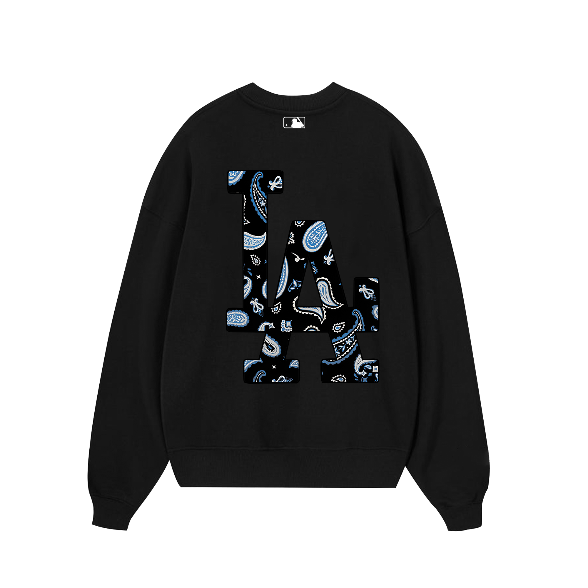 MLB Floral Blue Bandana Sweater