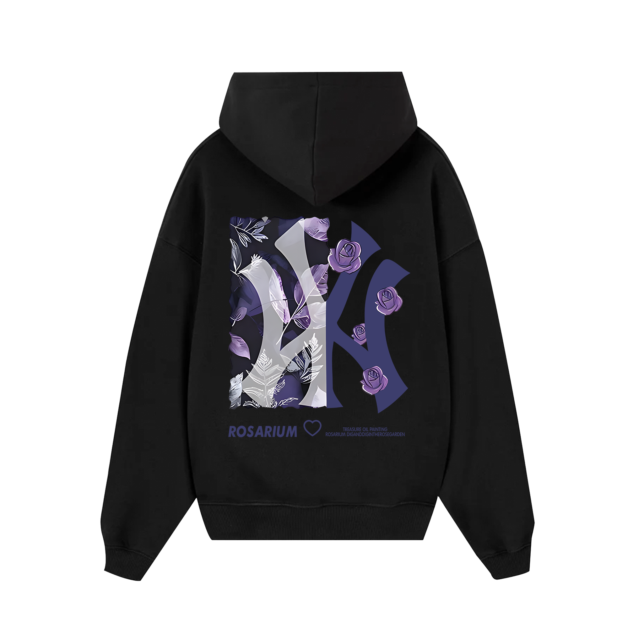 MLB Floral Purple Rose Rosarium Hoodie