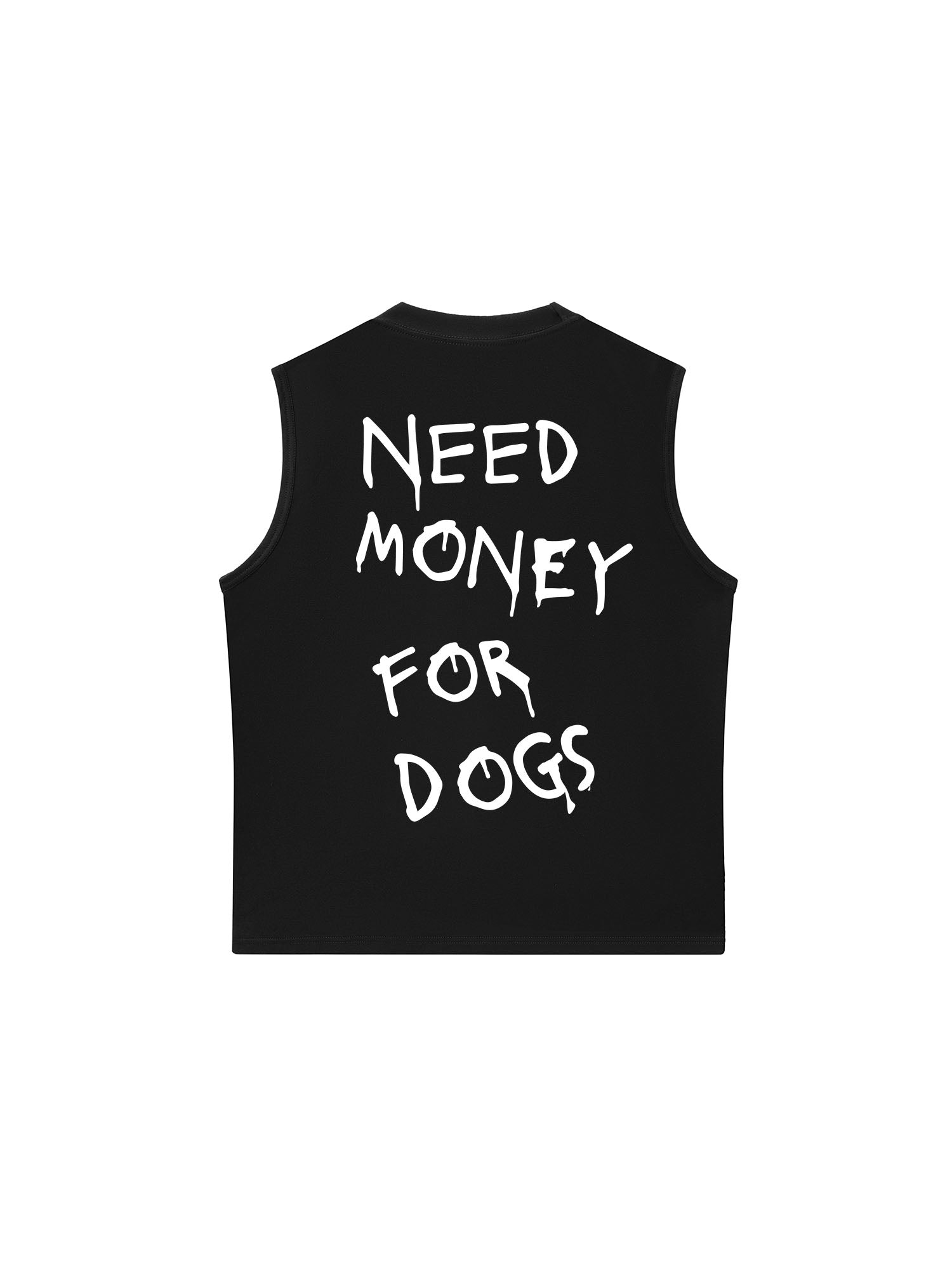 Áo Ba Lỗ Relaxed Fit Need Money For Dogs