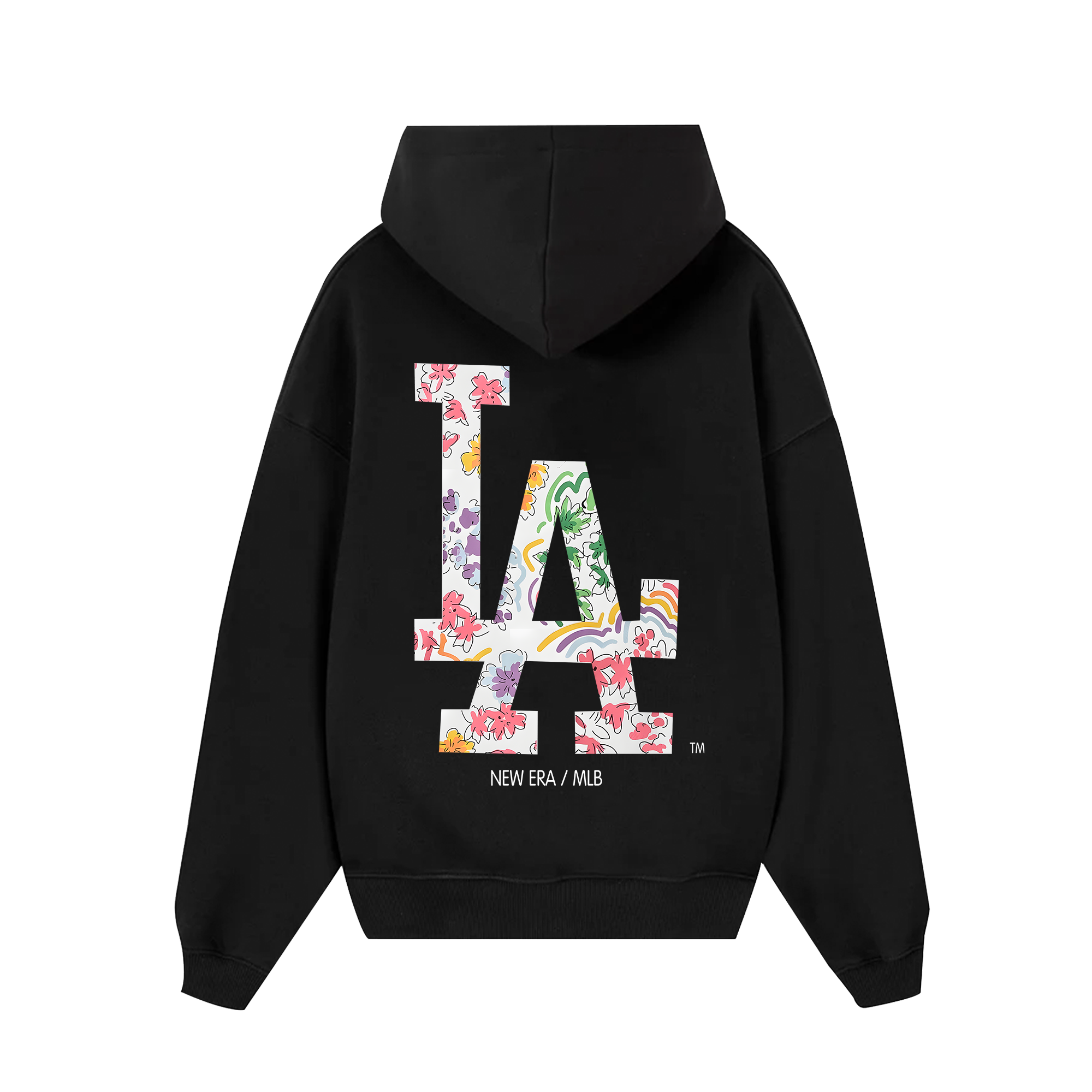 MLB Floral LA Tropical Flower Summer Hoodie