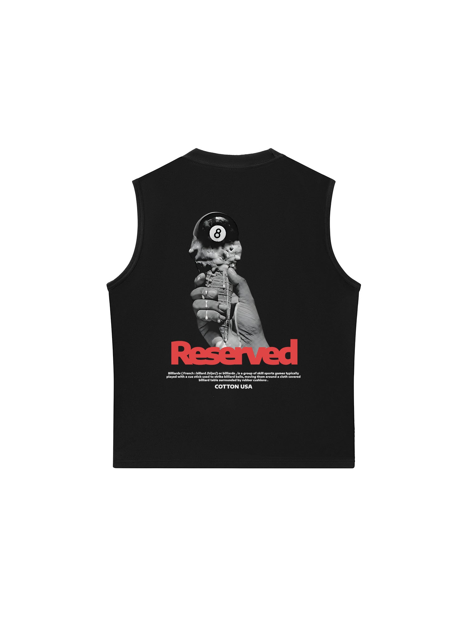 Áo Ba Lỗ Relaxed Fit Billiards Reserved Gray