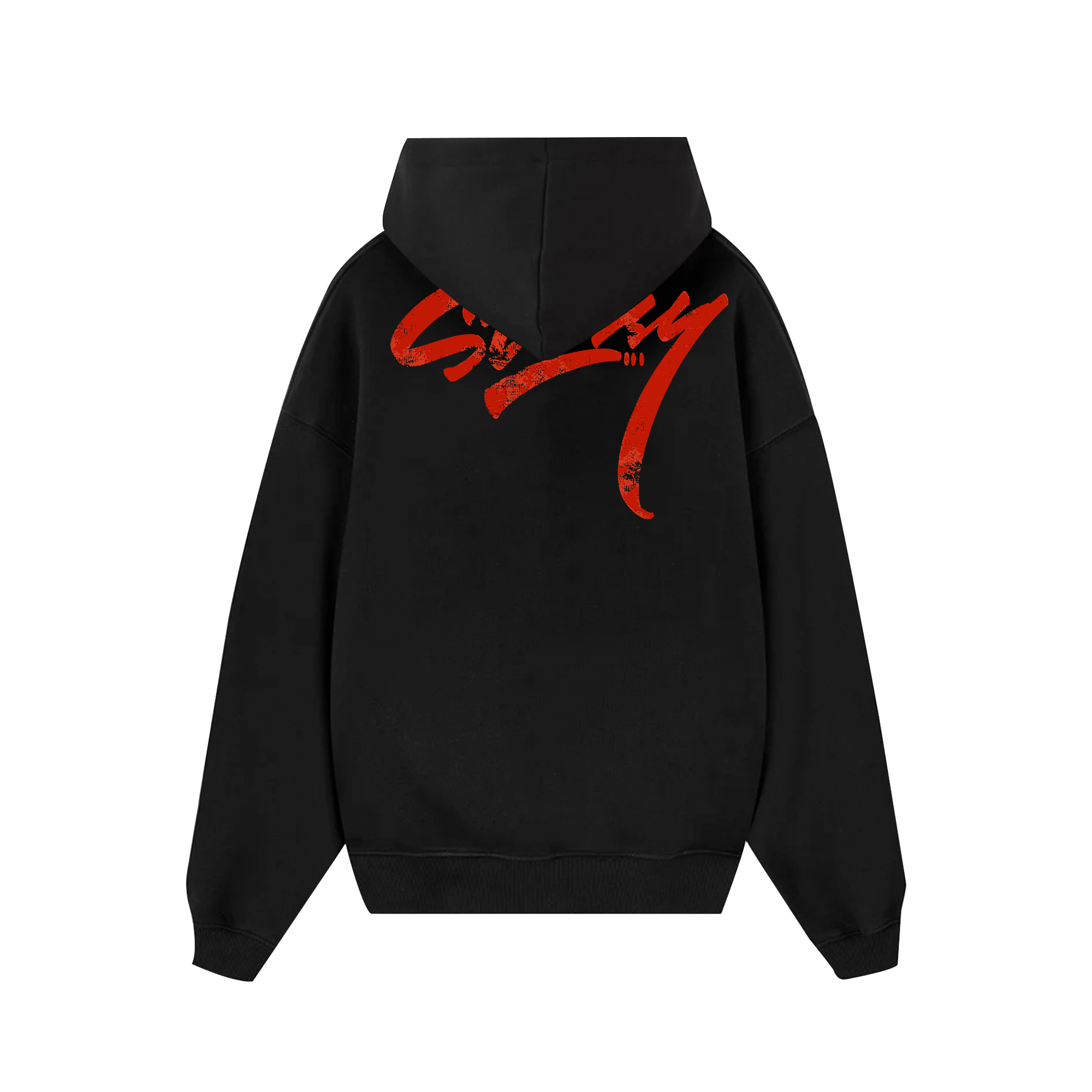 Stussy Signature Red Hoodie