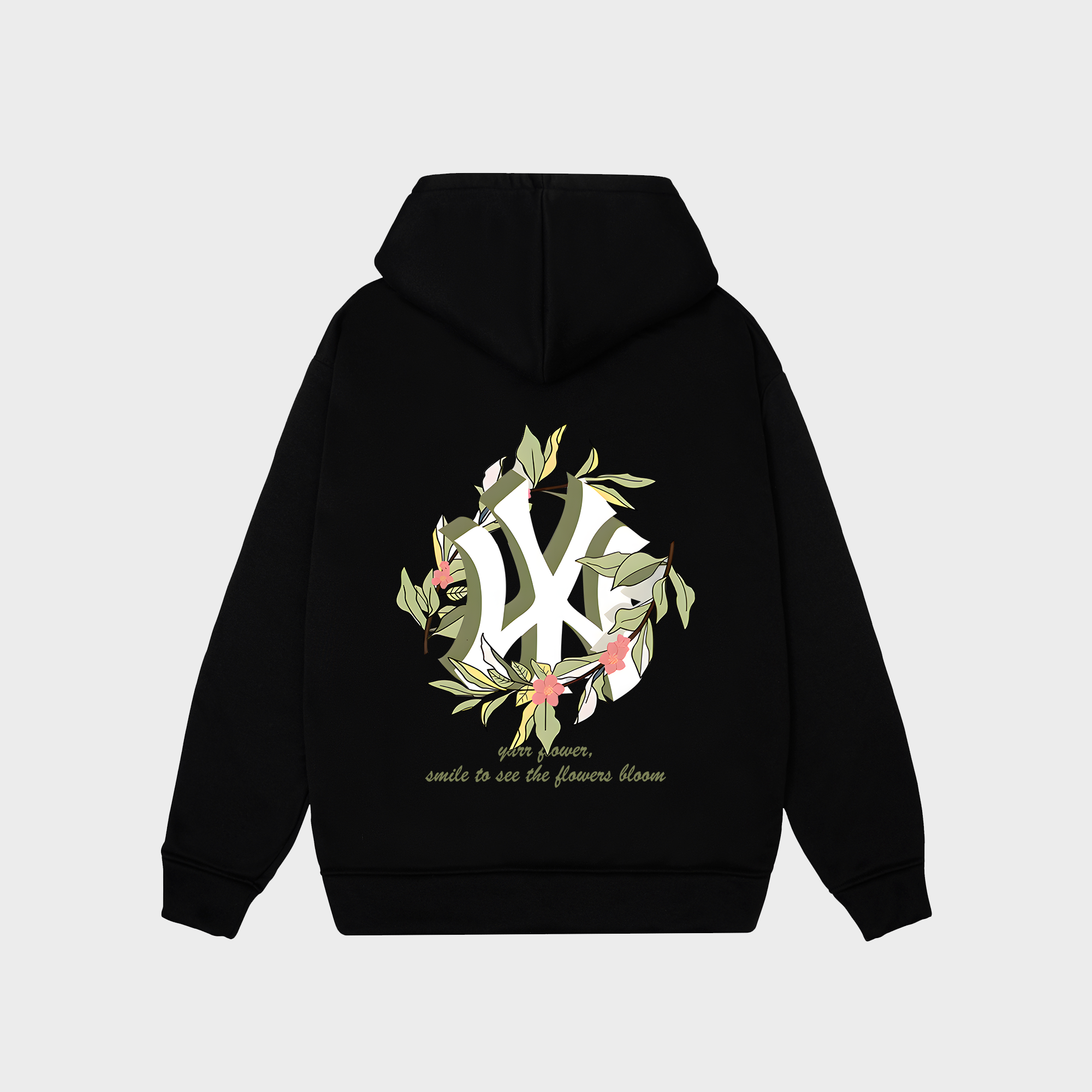 MLB Floral Green Floral New York Hoodie