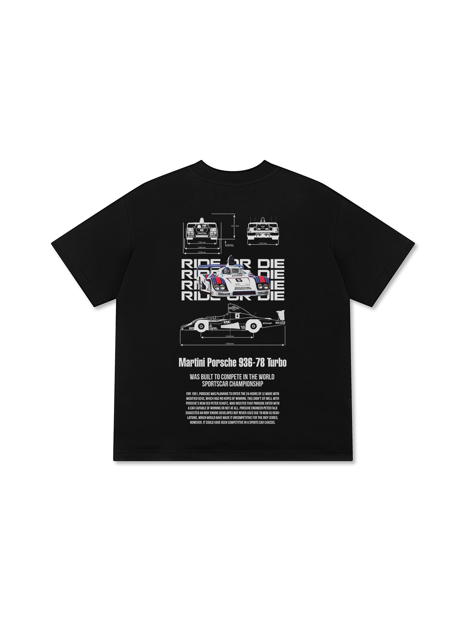 Áo Thun Relaxed Fit Porsche Martini 936-78 Turbo