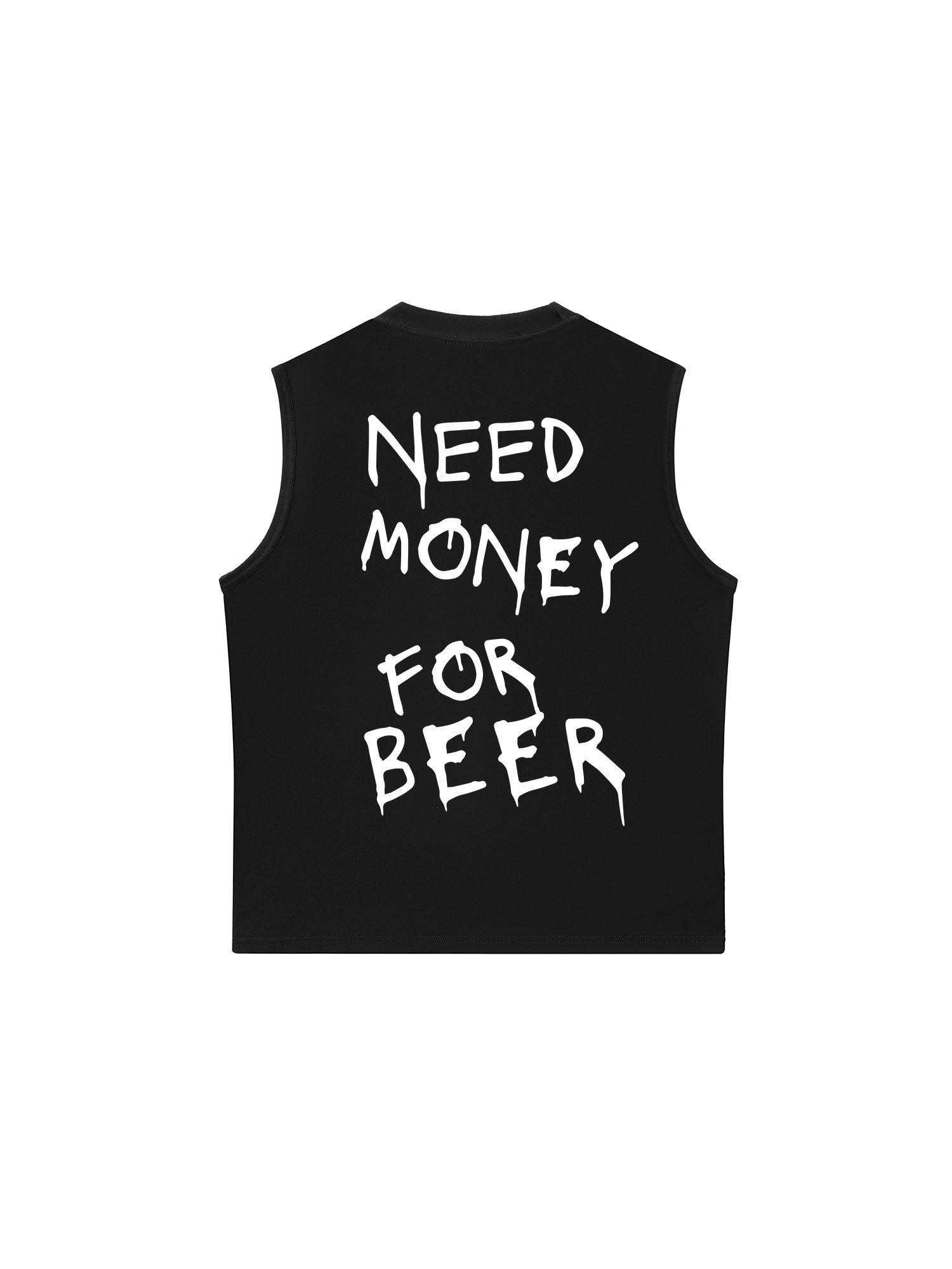 Áo Ba Lỗ Relaxed Fit Need Money For Beer