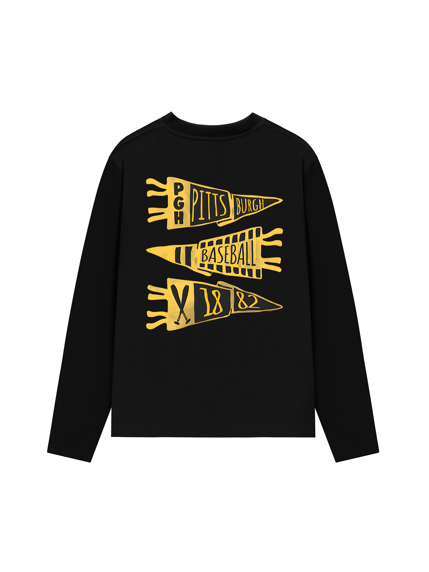 Áo Thun Dài Tay Baseball Pitts Burgh