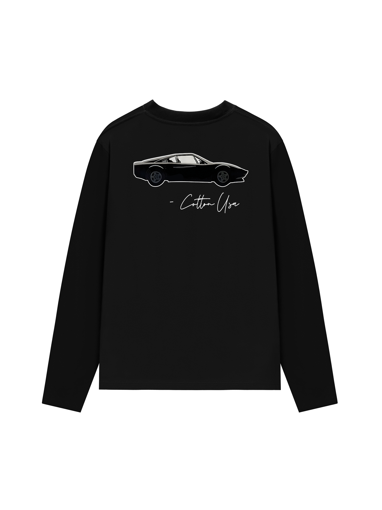 Áo Thun Dài Tay Classic Car Black