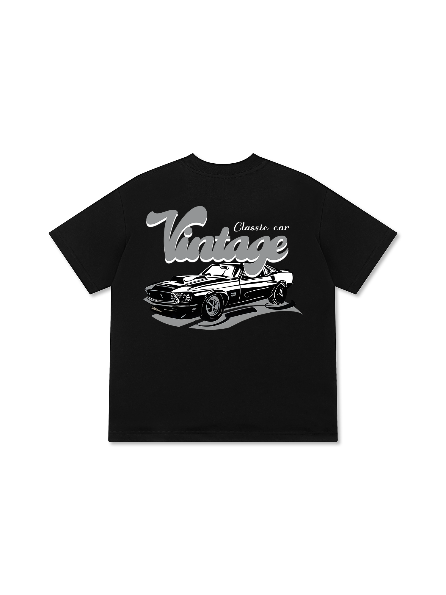 Áo Thun Relaxed Fit Classic Car Vintage