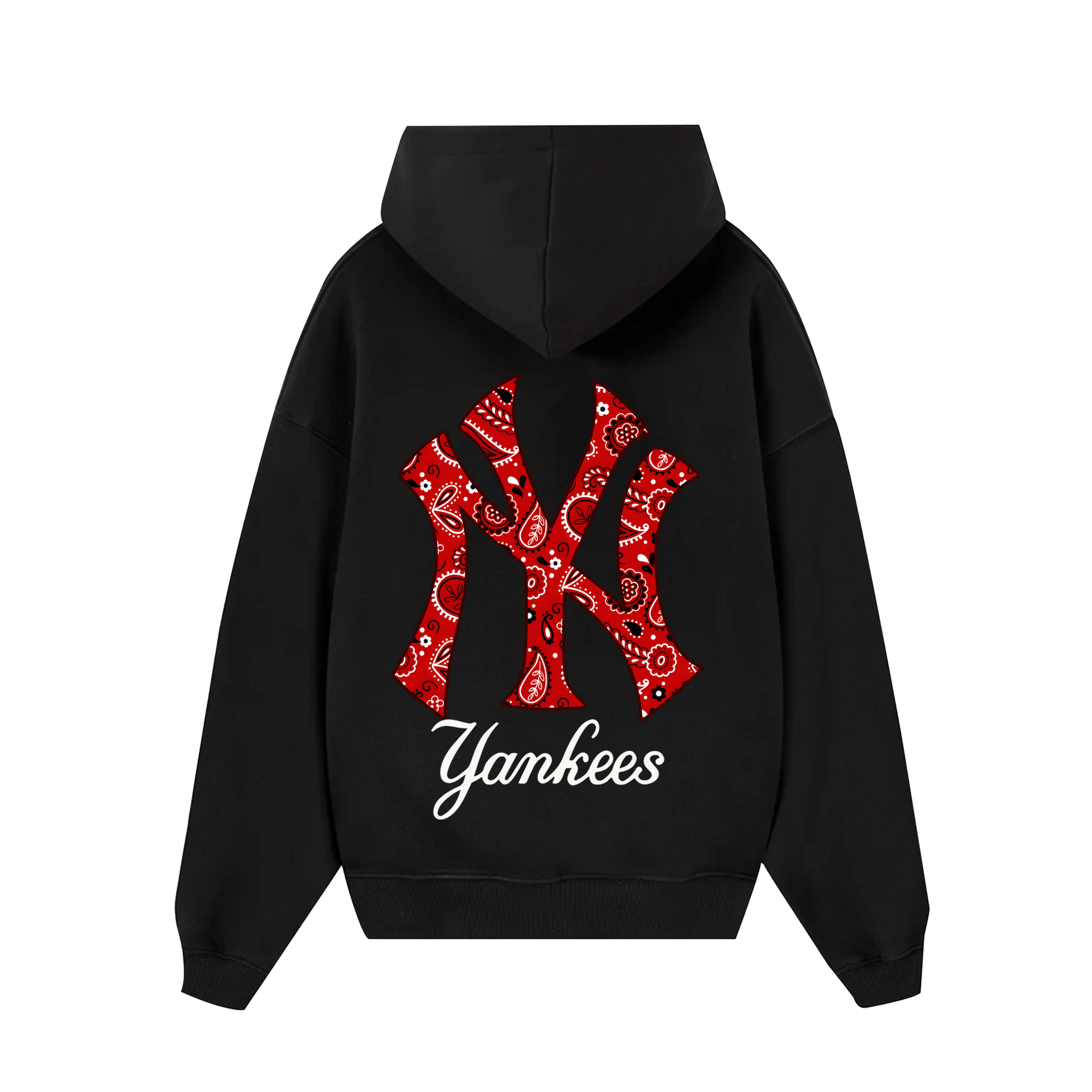 MLB Floral Red Logo Yeankees Hoodie