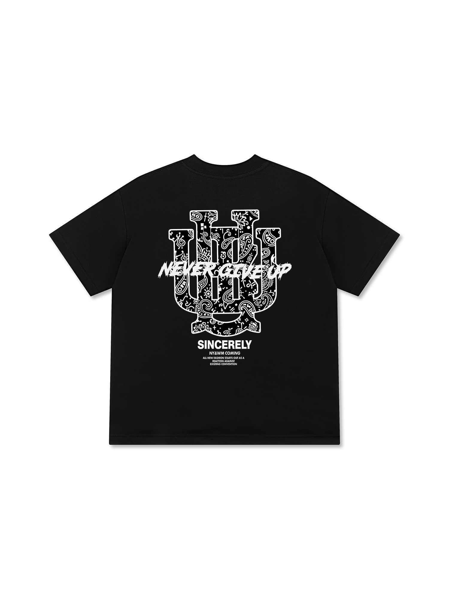 Áo Thun Relaxed Fit Masster Basball Black Never Give Up