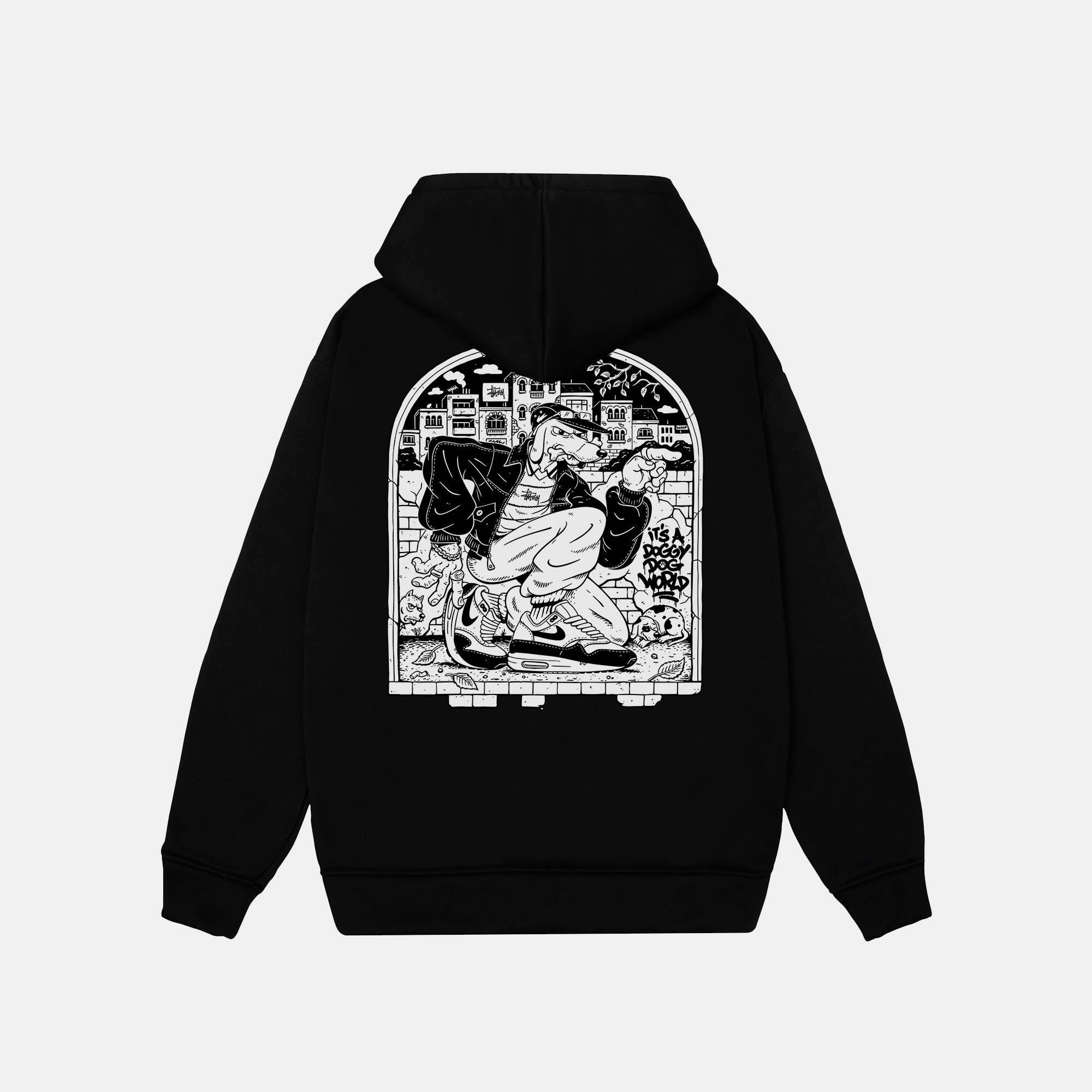 Stussy It's A Doggy Dog World Hoodie