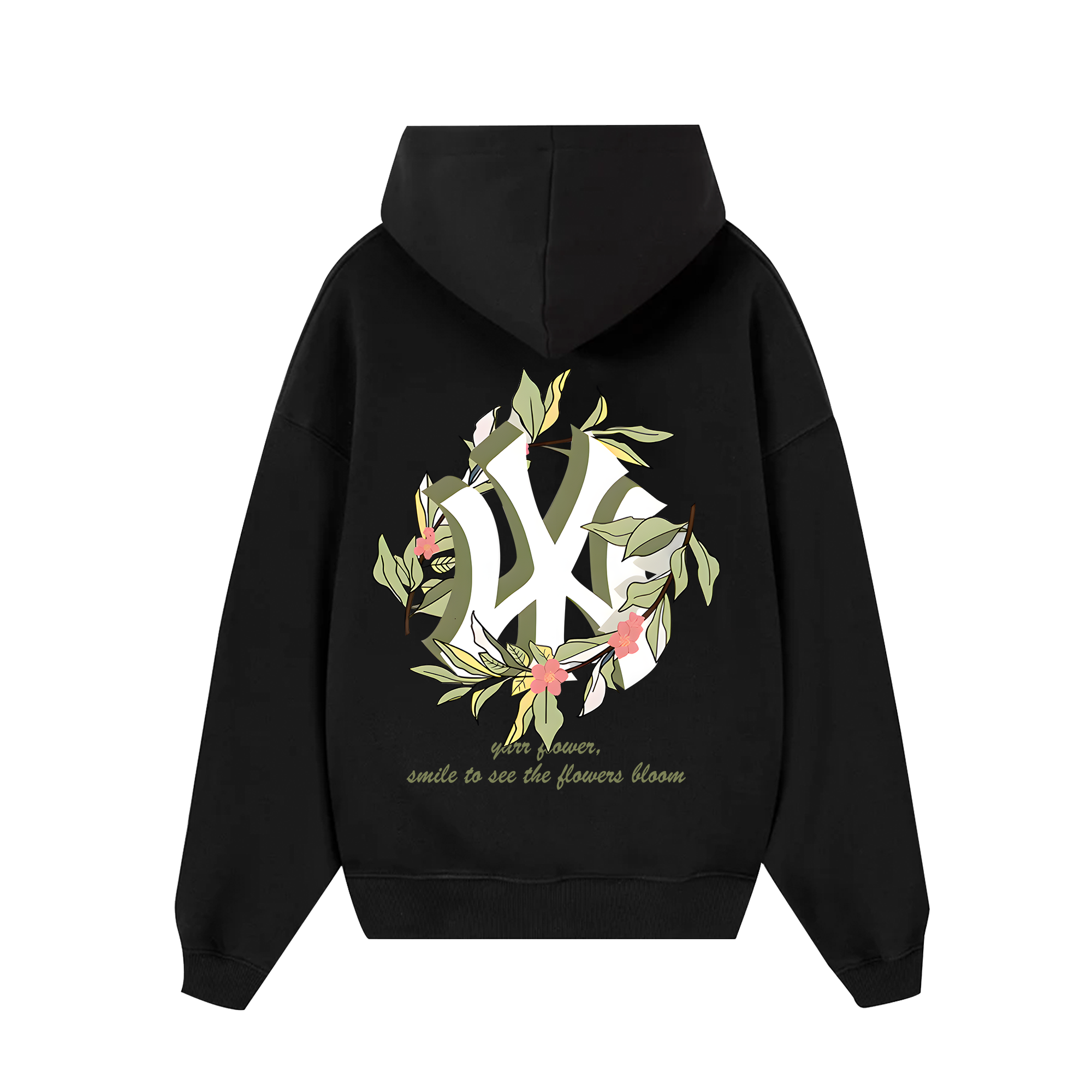 MLB Floral Green Floral New York Hoodie