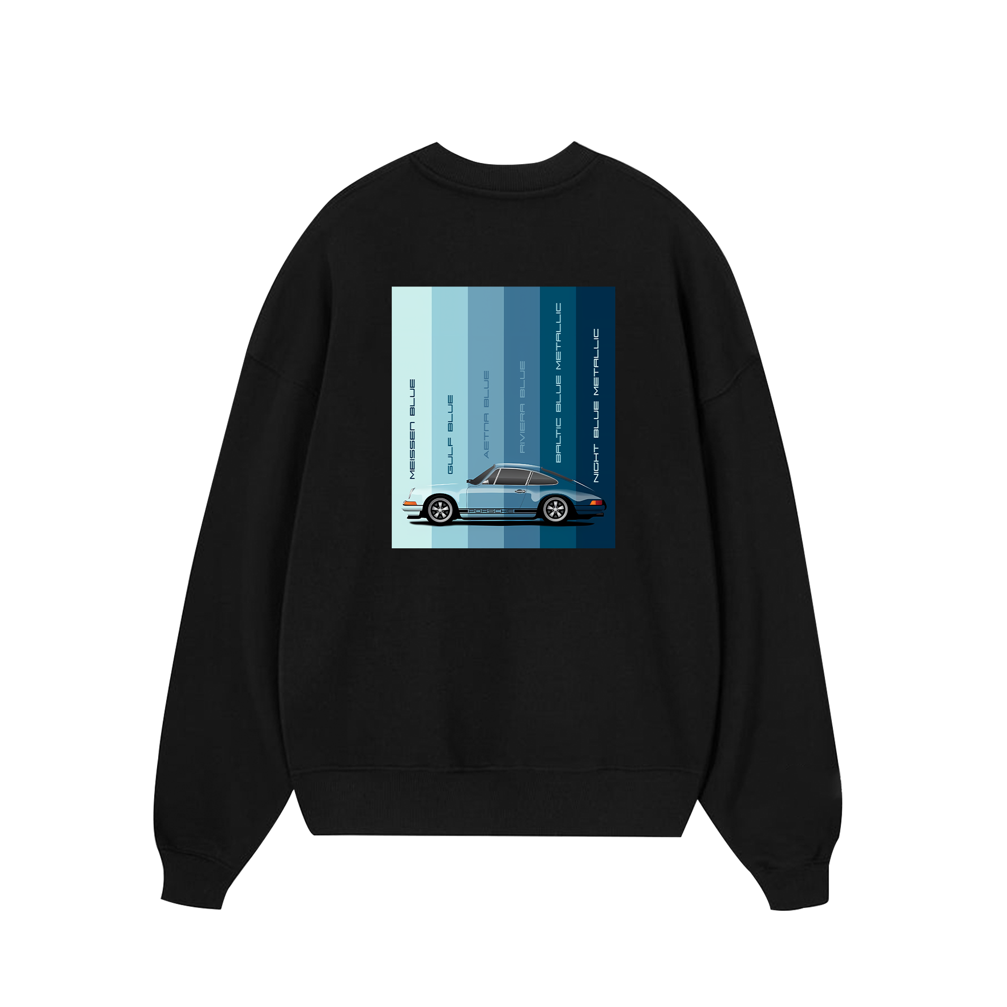 Porsche Blue Palettes Sweater