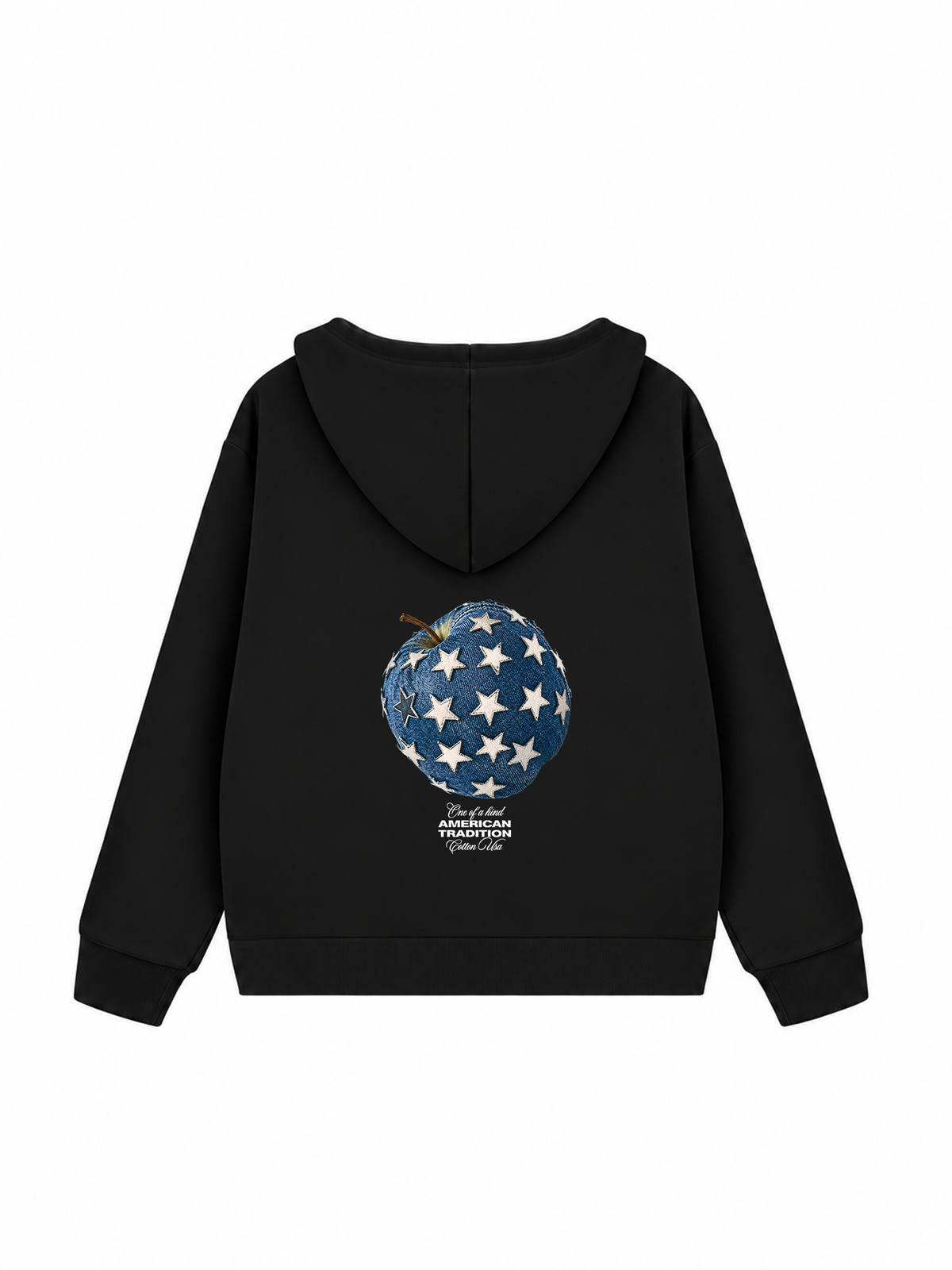 Áo Hoodie Zip Nỉ Hai Da Jeans Star Apple