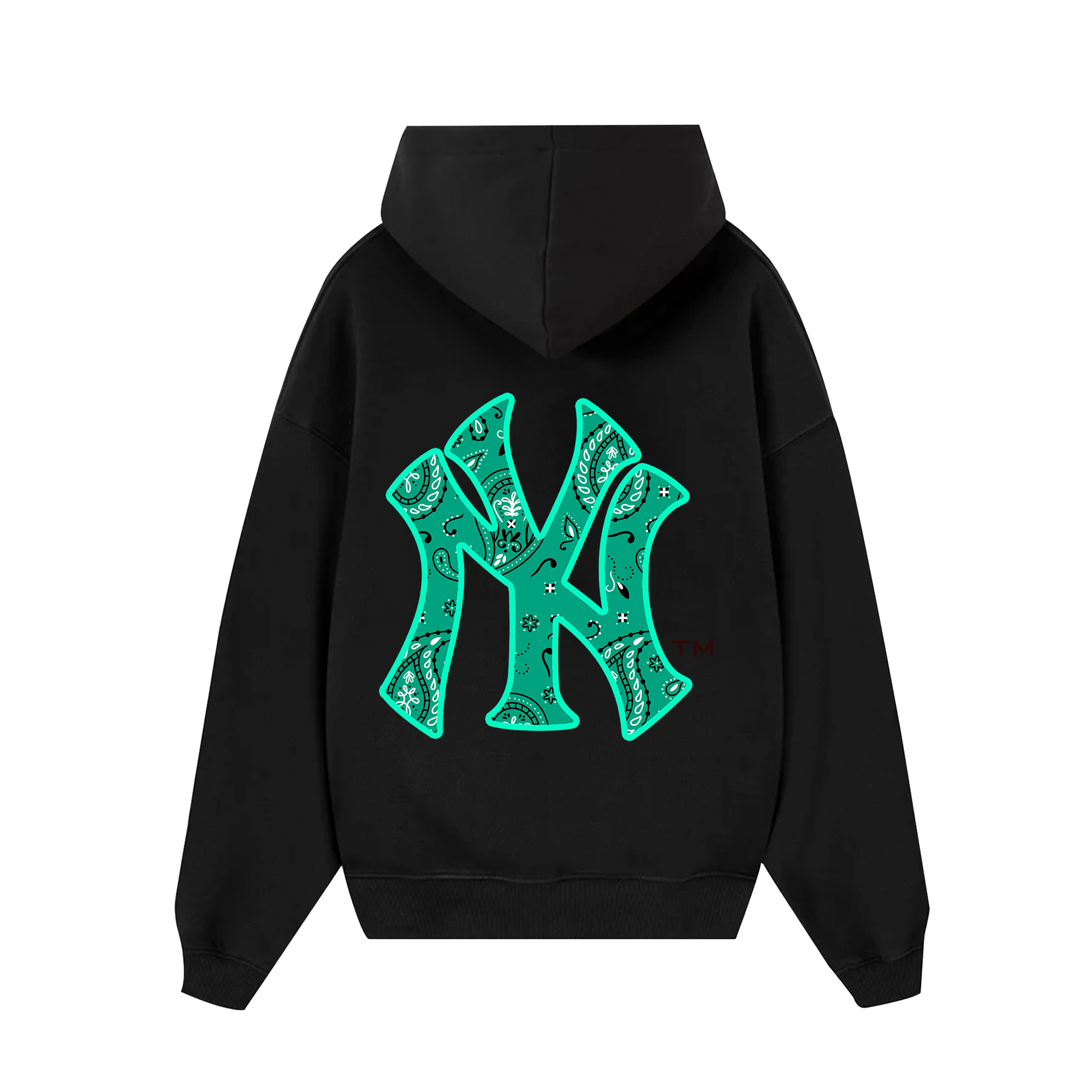 MLB Floral Green Logo Hoodie