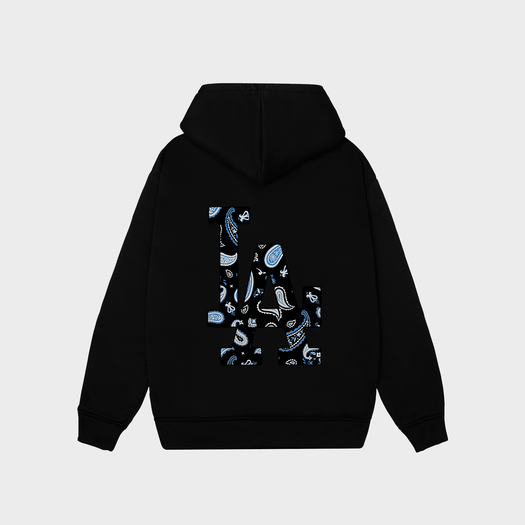 MLB Floral Blue Bandana Hoodie