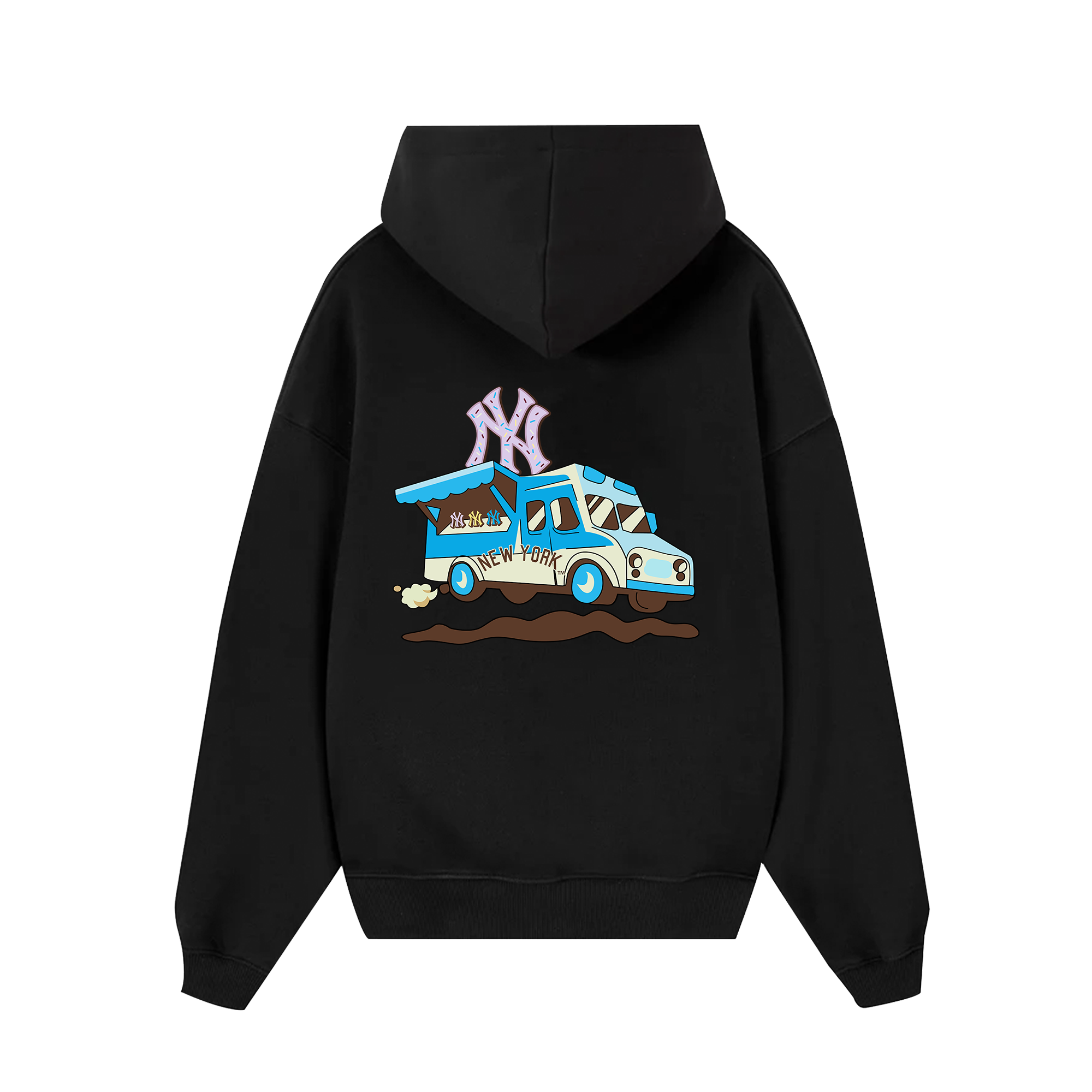 MLB New York Yankees Cute Truck Hoodie