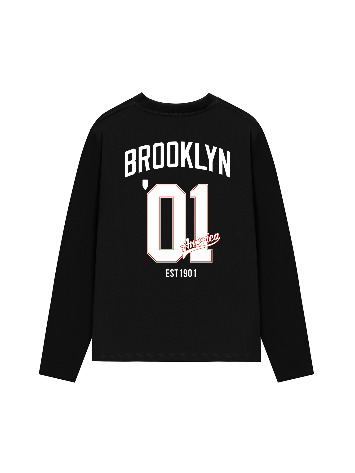 Áo Thun Dài Tay Baseball Brooklyn America