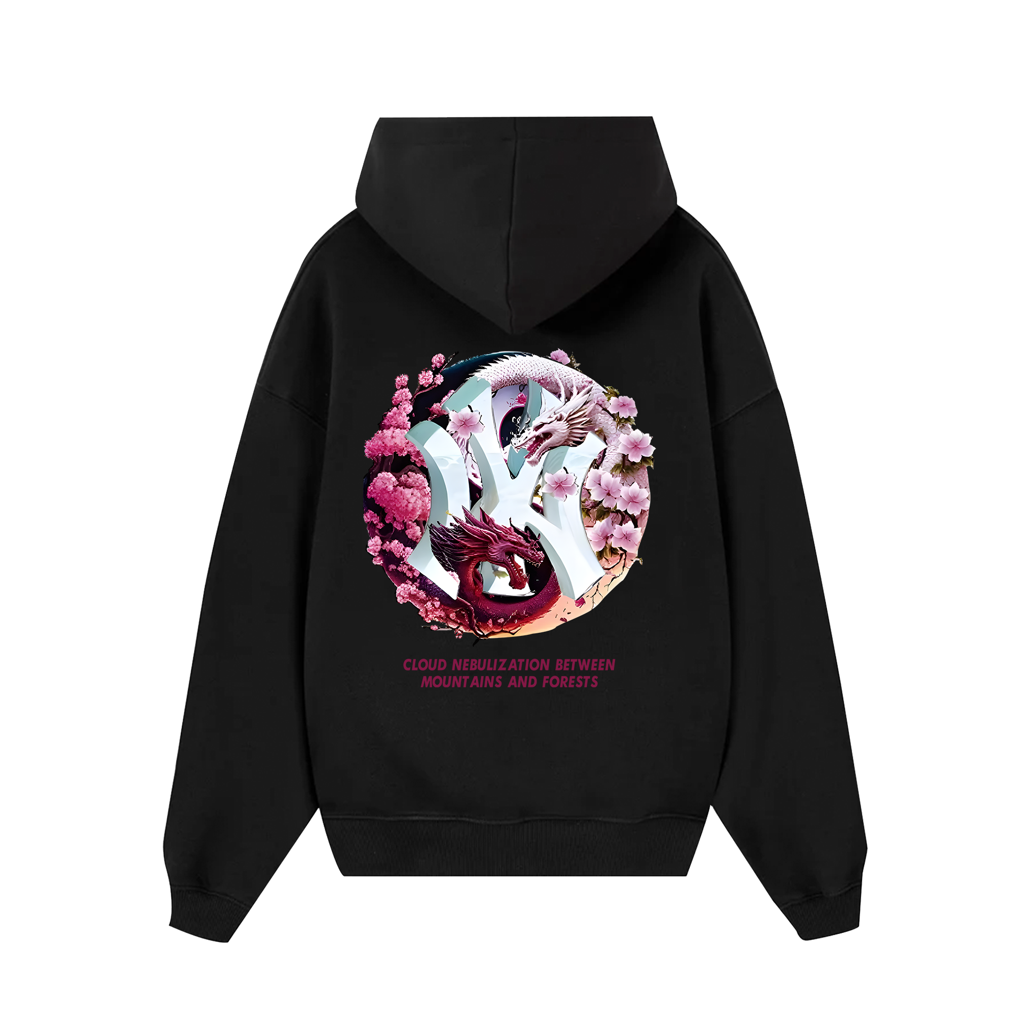 MLB Floral Dragon Cloudy Hoodie