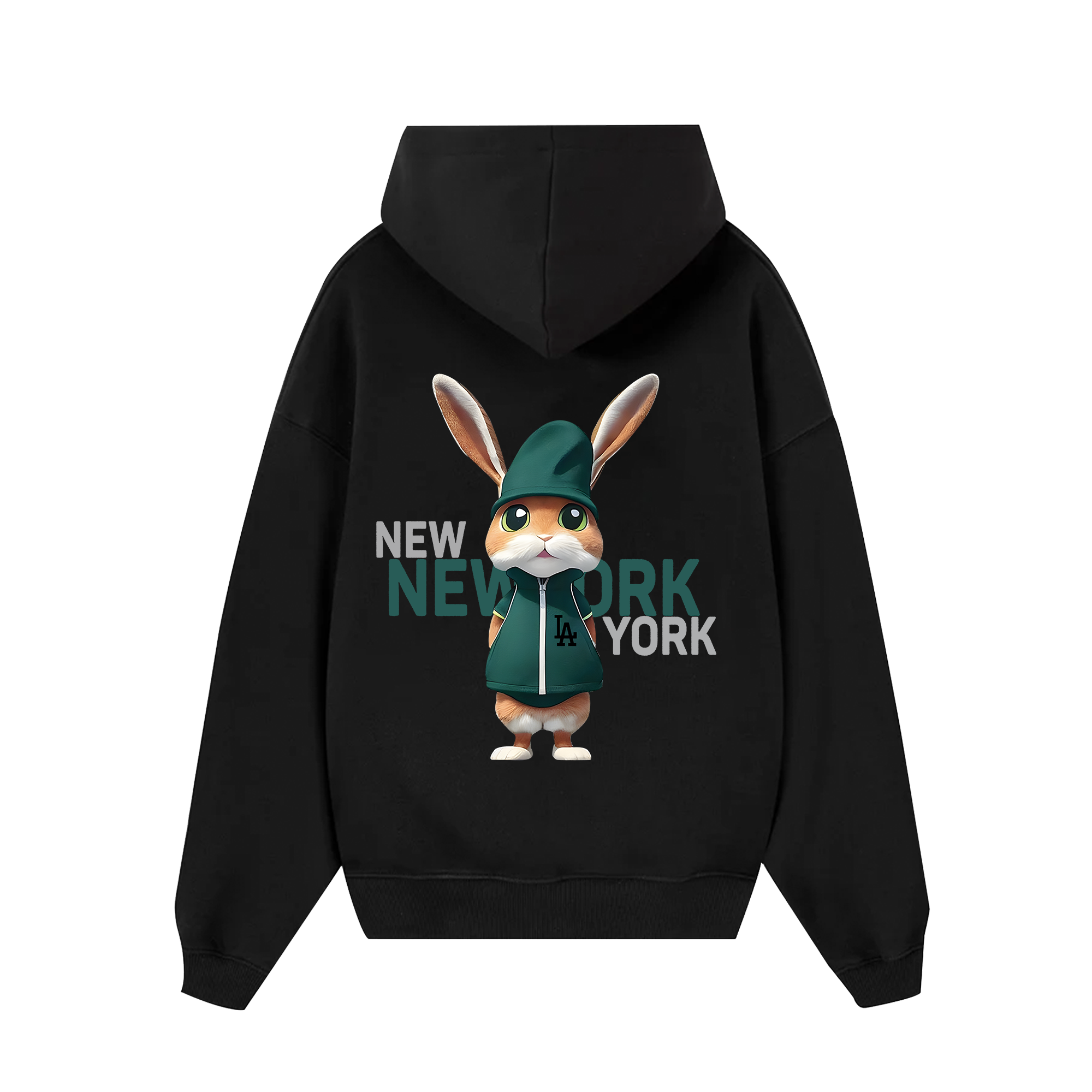 MLB Floral Green Rabbit Hoodie