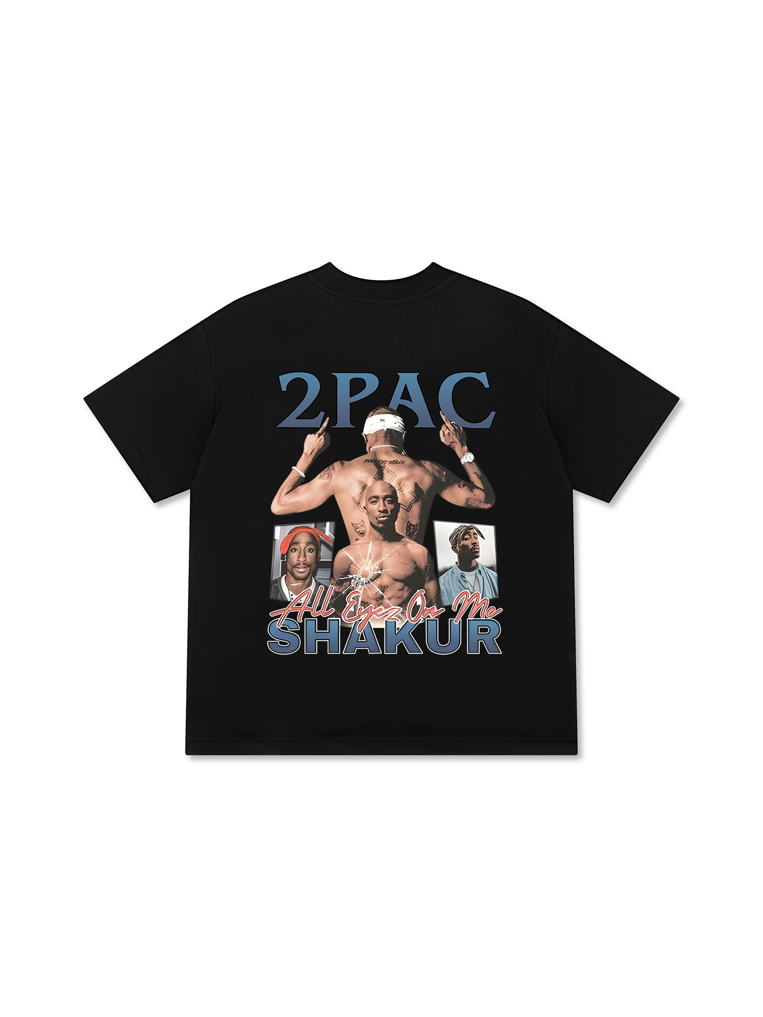 Áo Thun Relaxed Fit Rapper 2Pac All Eyes On Me