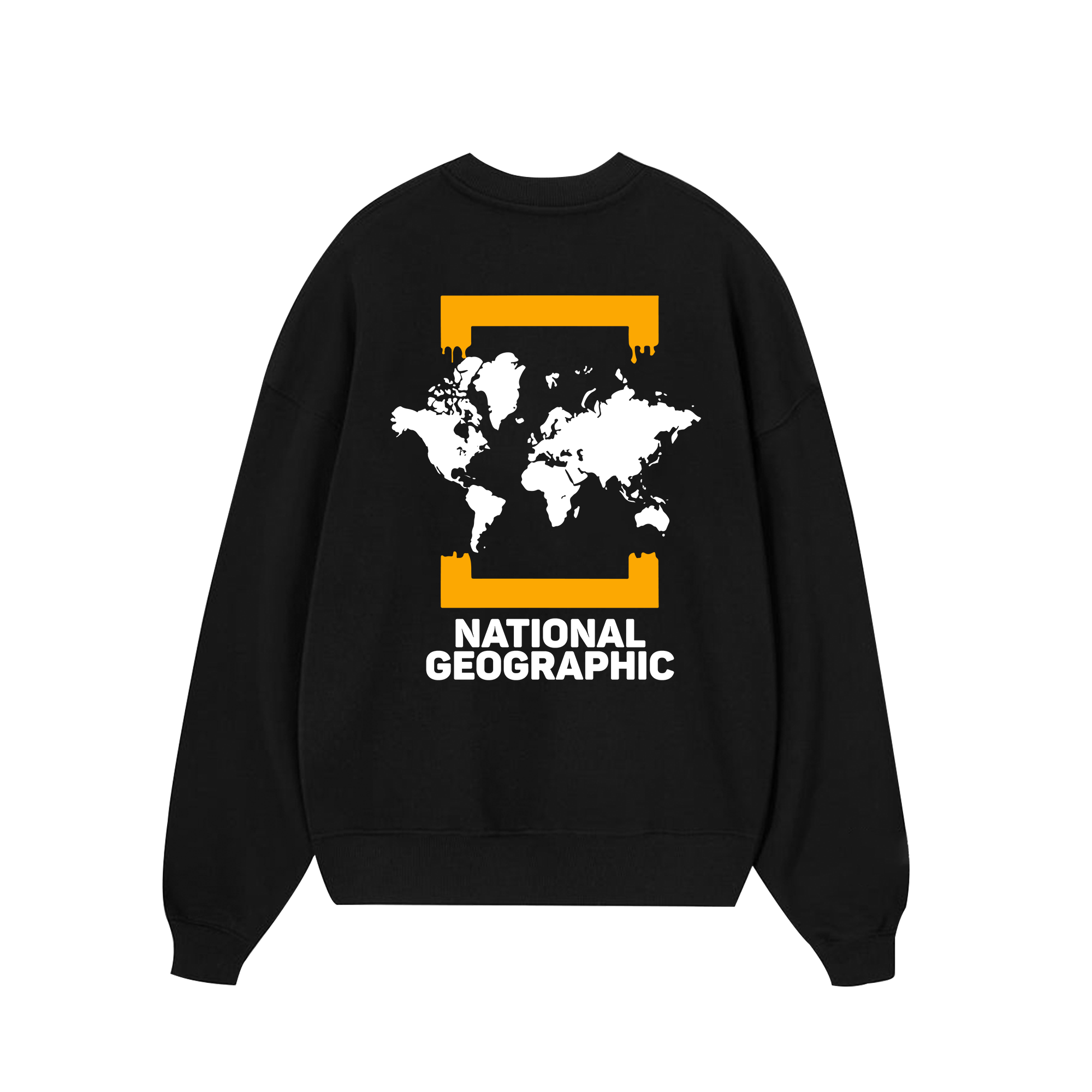 National Geographic World Map Sweater