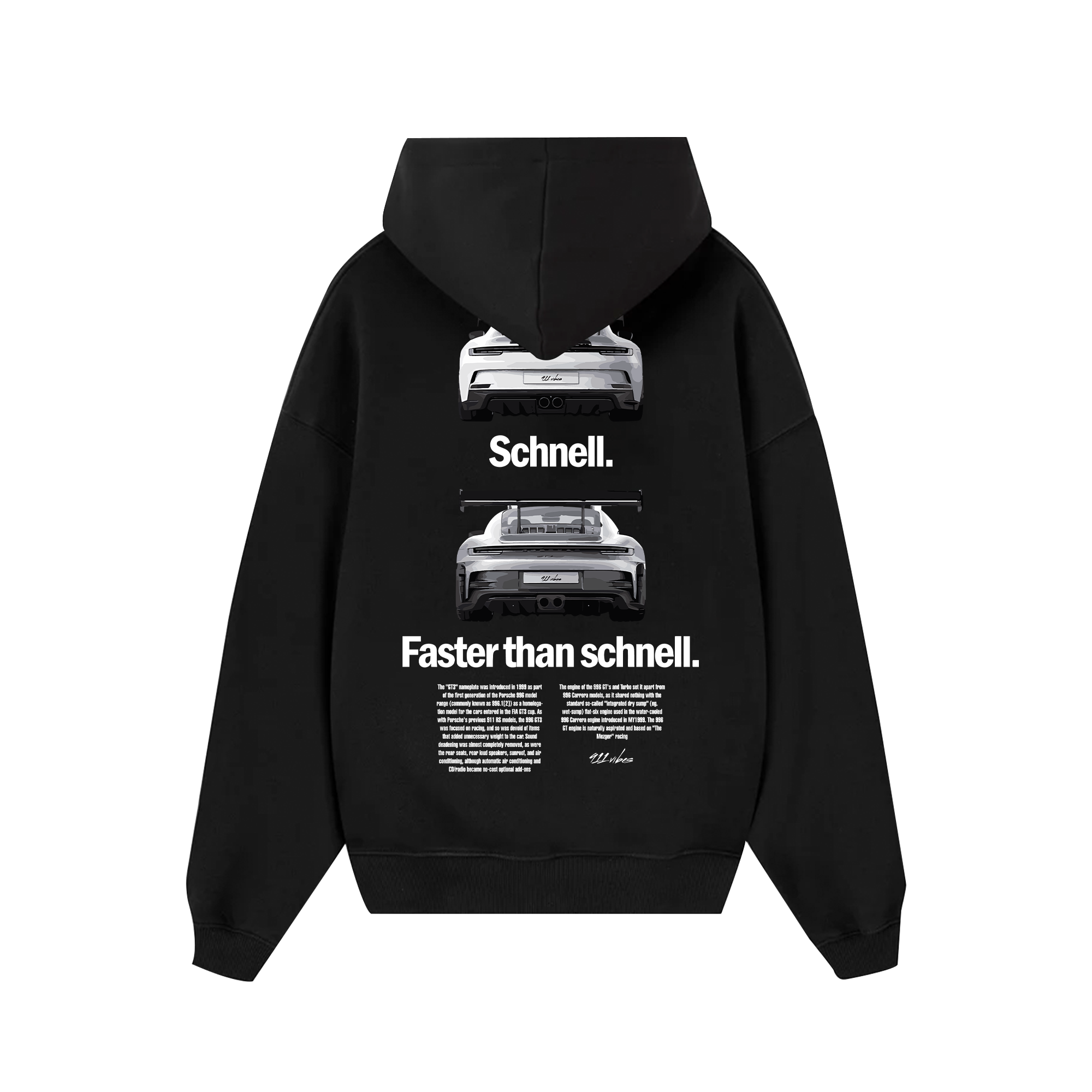 Porsche Faster Than Schnell Hoodie