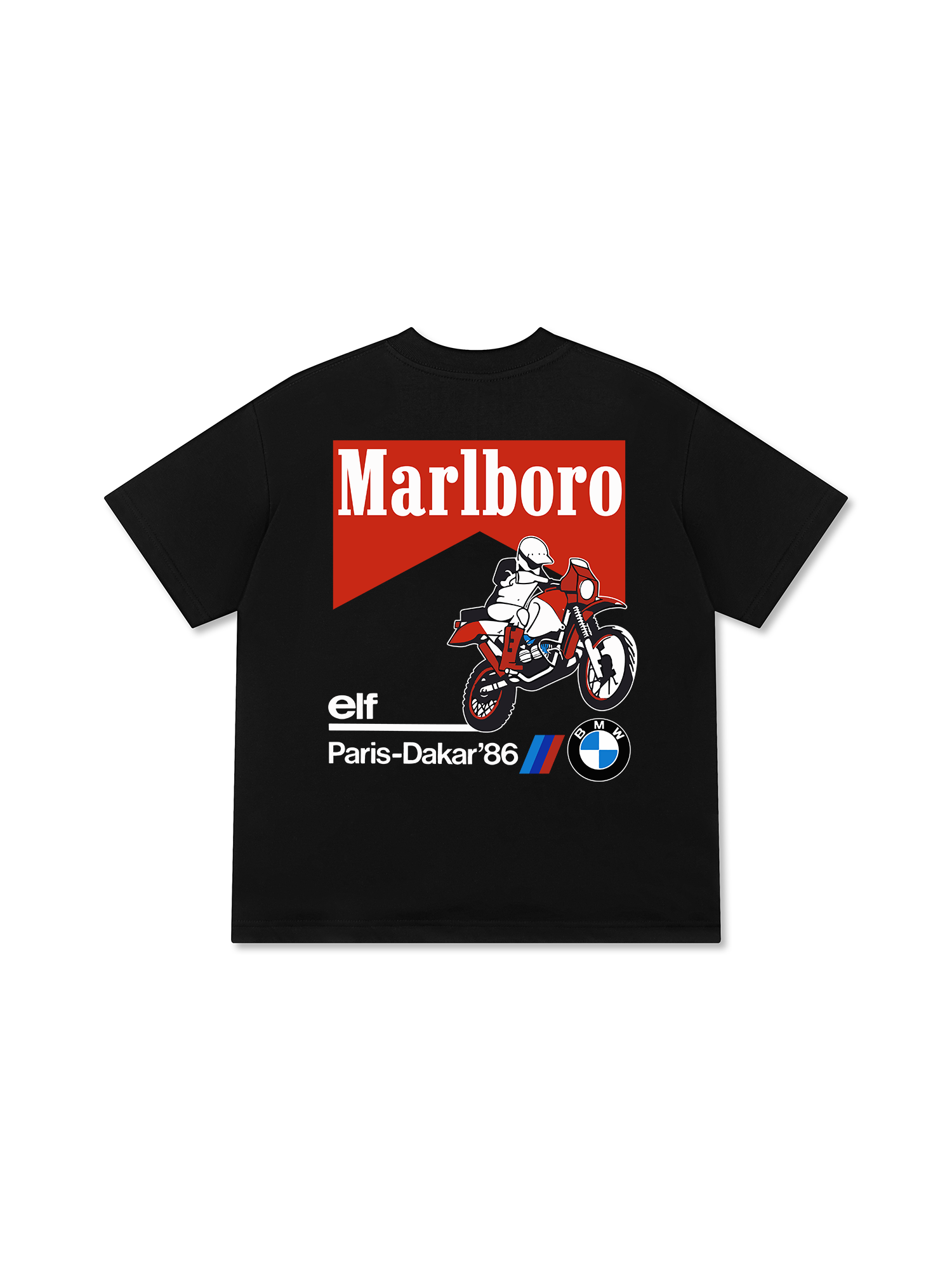 Áo Thun Relaxed Fit Marlboro Paris Dakar 86