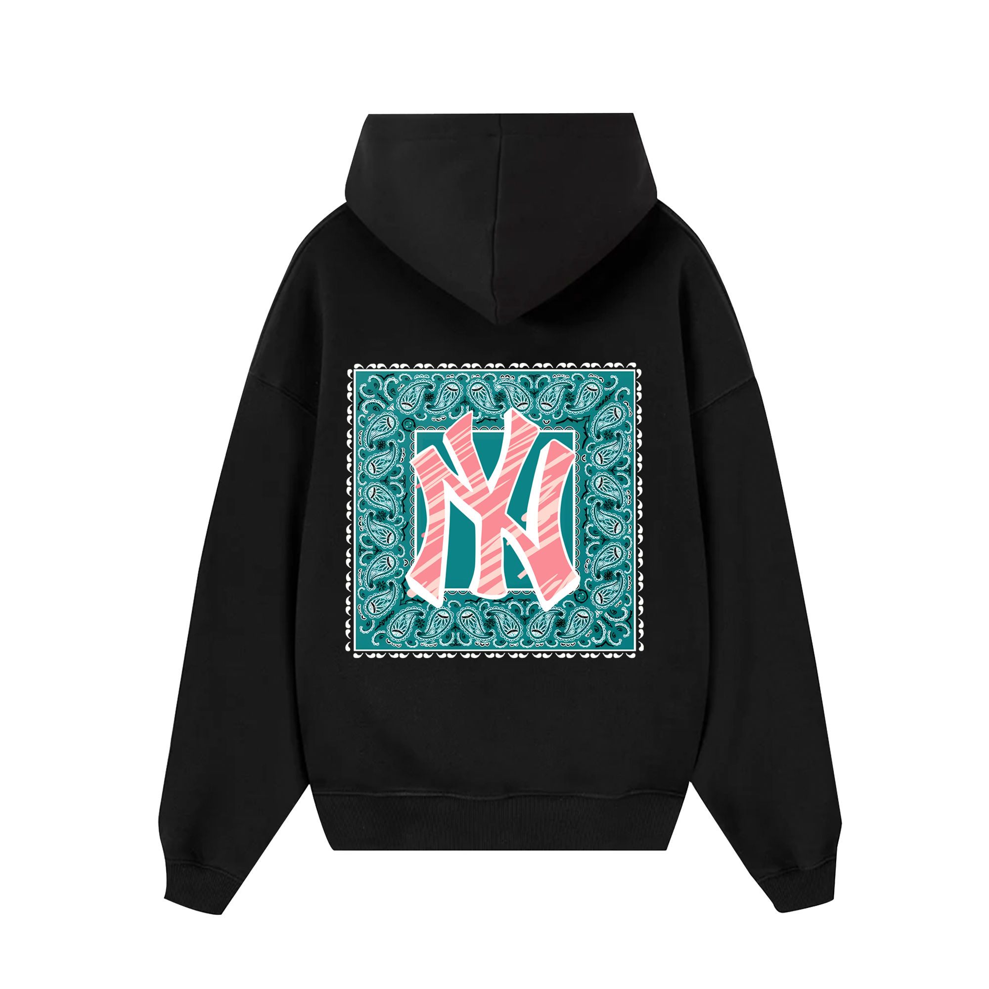 MLB Floral Pastel Bandana Hoodie