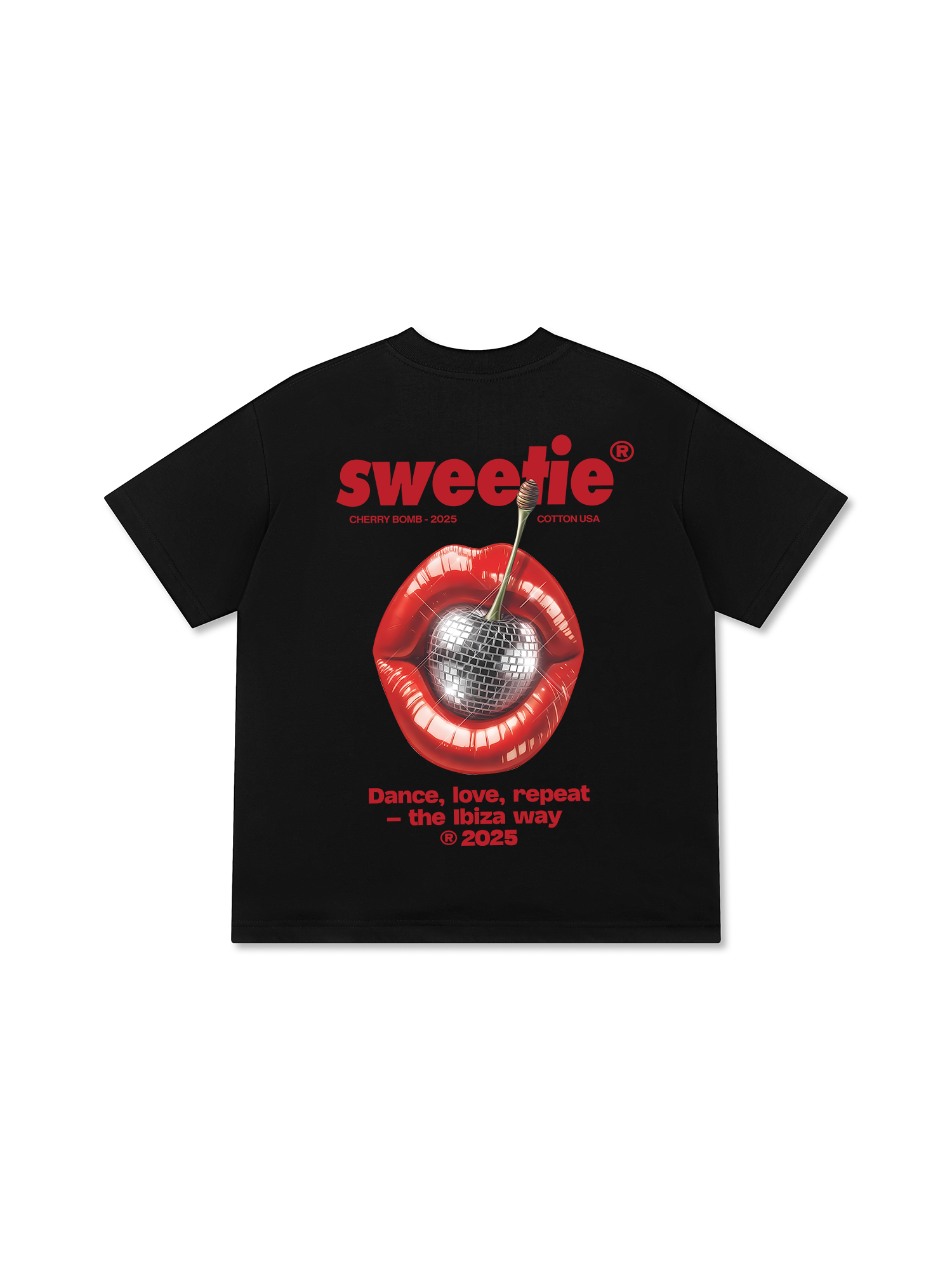 Áo Thun Relaxed Fit Cherry Sweetie Lip