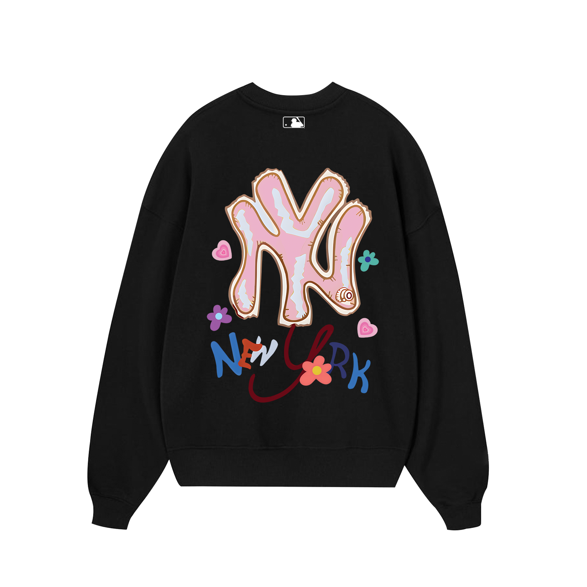 MLB Floral New York Yankees Cute Flower Sweater