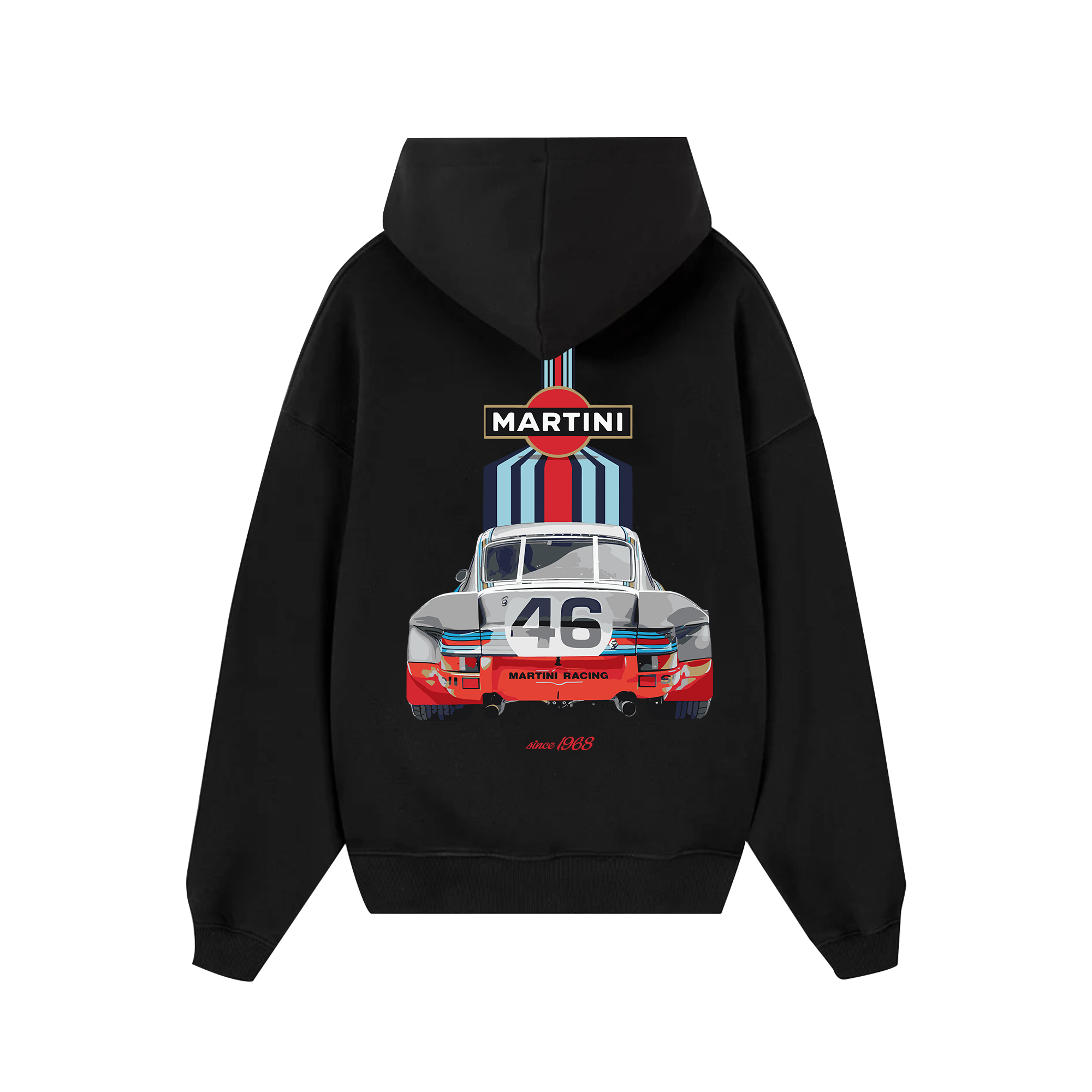 Porsche Martini Since 1968 Racing Hoodie