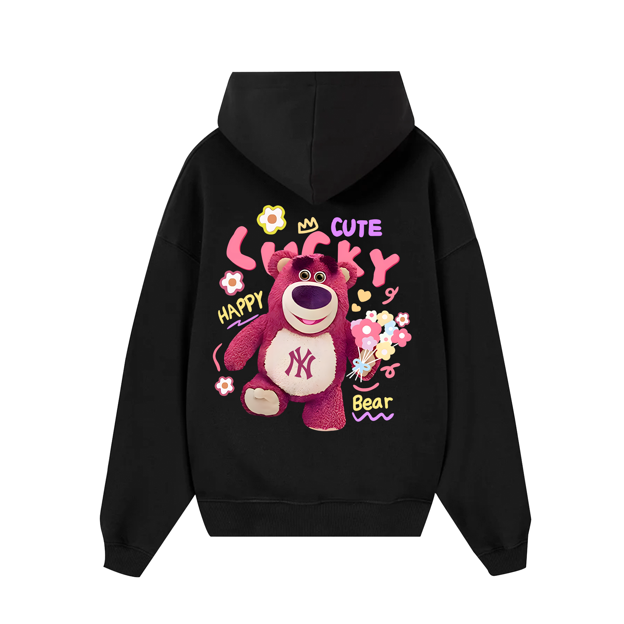 MLB Floral Pink Bear Toy Story Hoodie