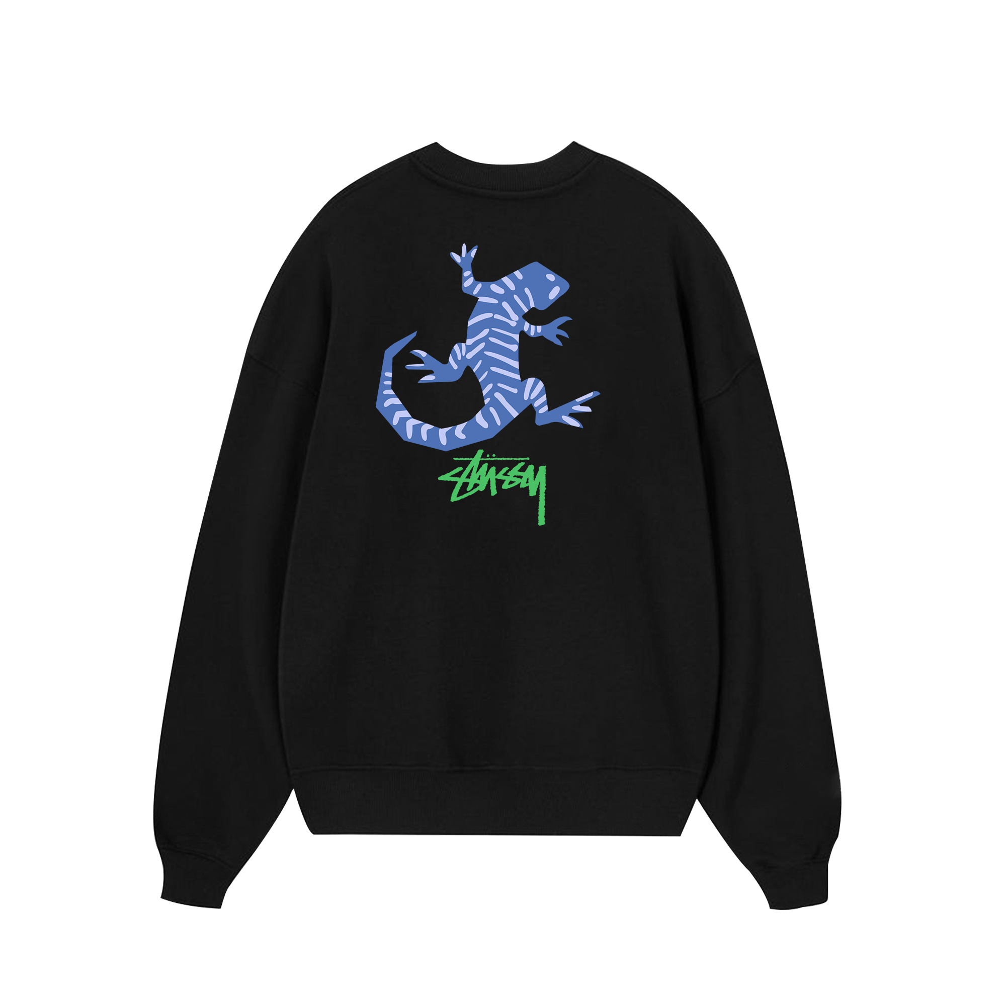 Stussy Blue Lizard Sweater