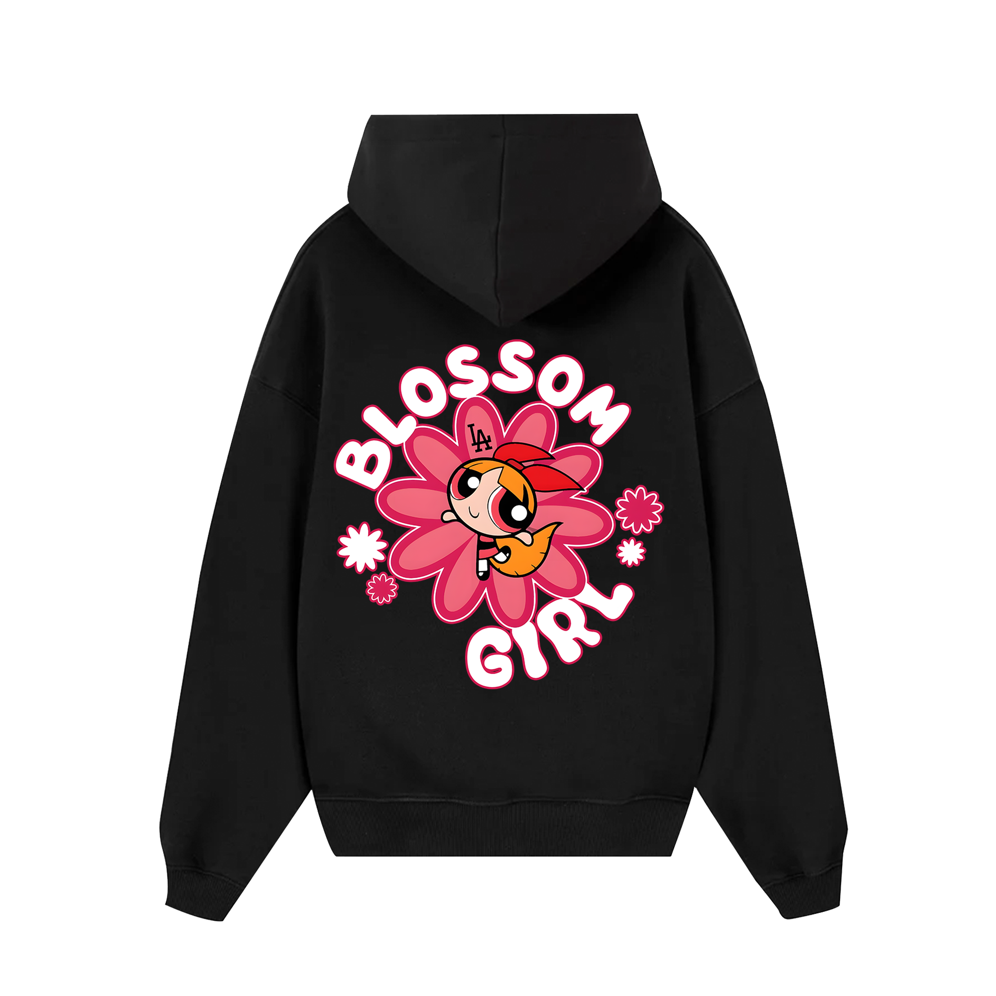 MLB Floral Pink Bubble Girl Hoodie