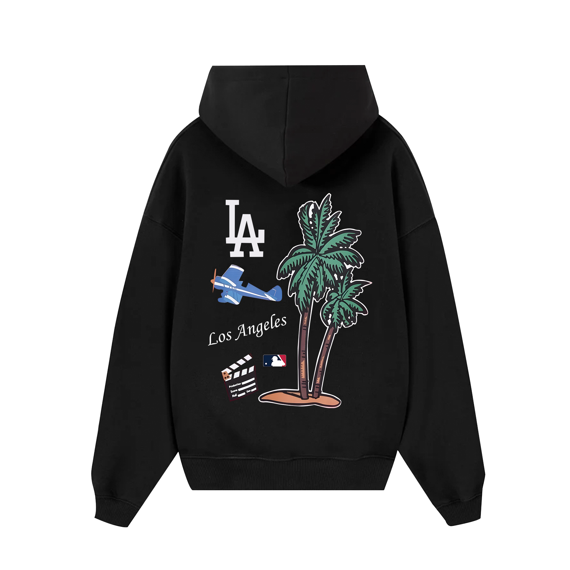 MLB Floral Los Angeles Beach Hoodie