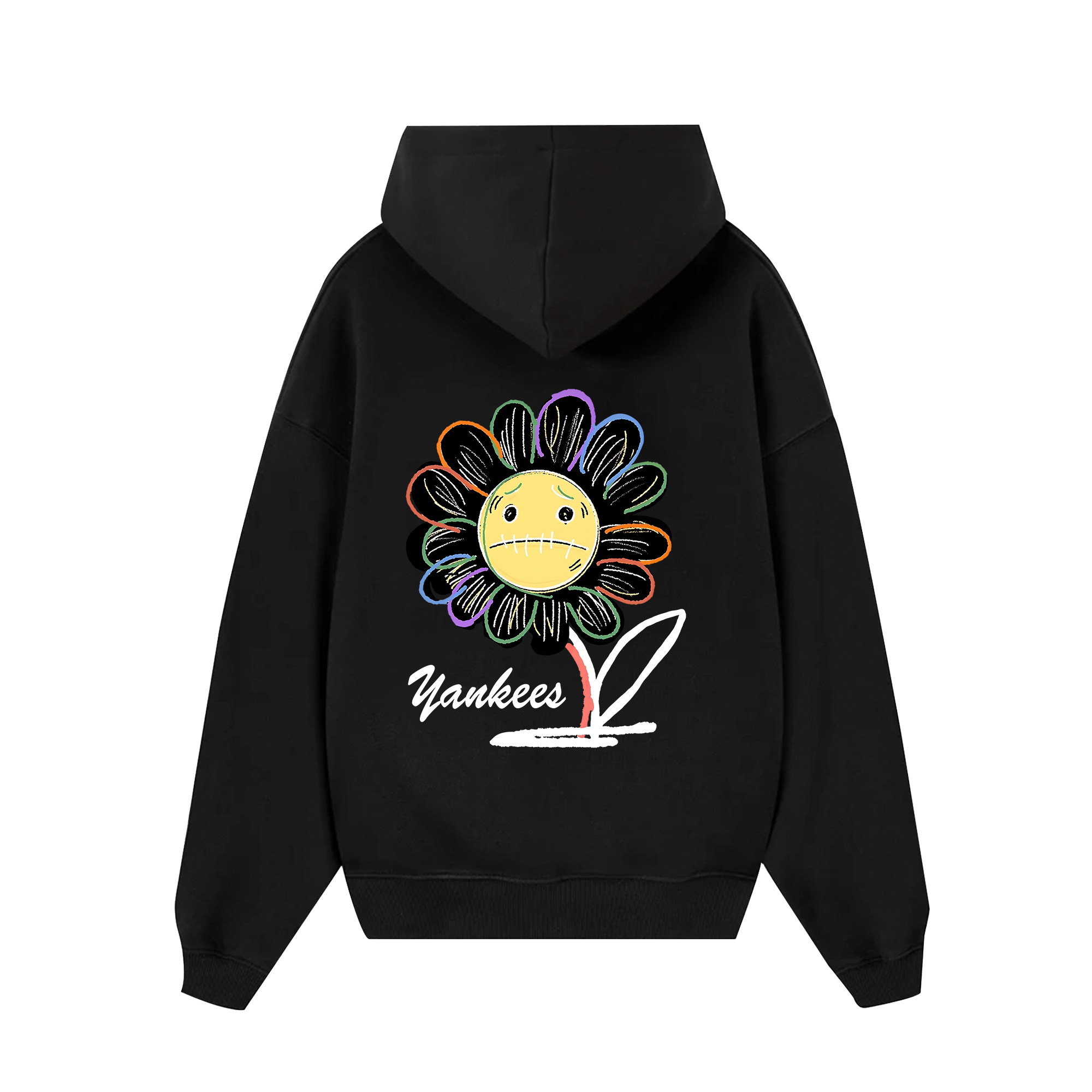 MLB Floral Smiley Flower Hoodie