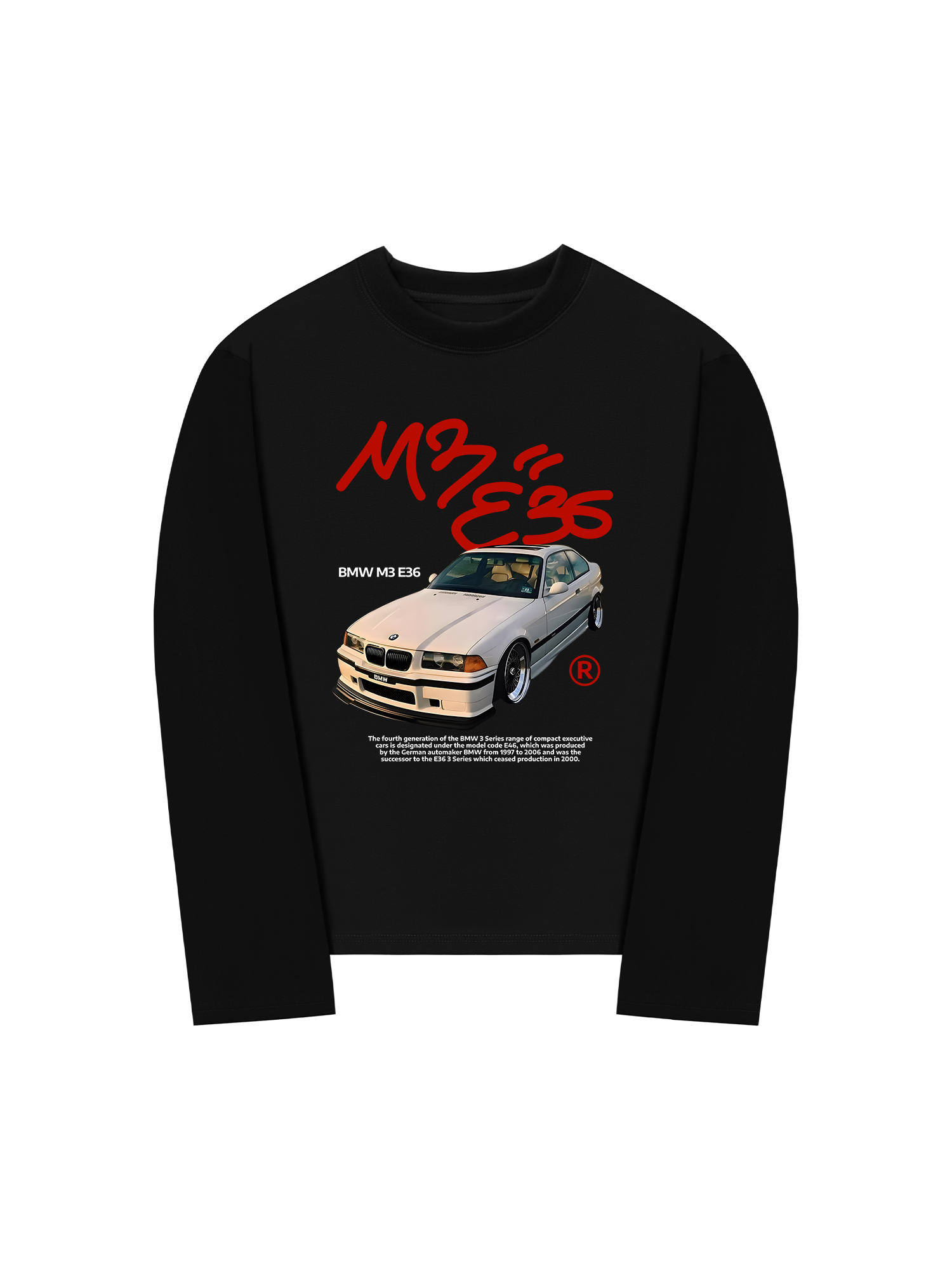 Áo Thun Dài Tay BMW M3E36 Street Style