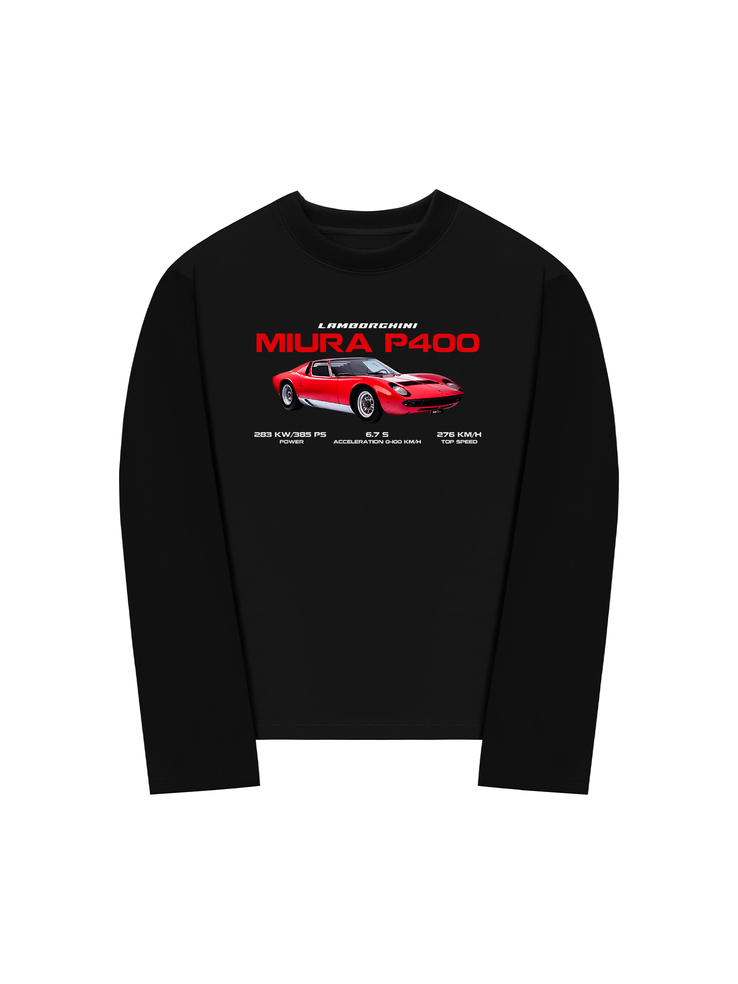 Áo Thun Dài Tay Lamborghini Miura P400